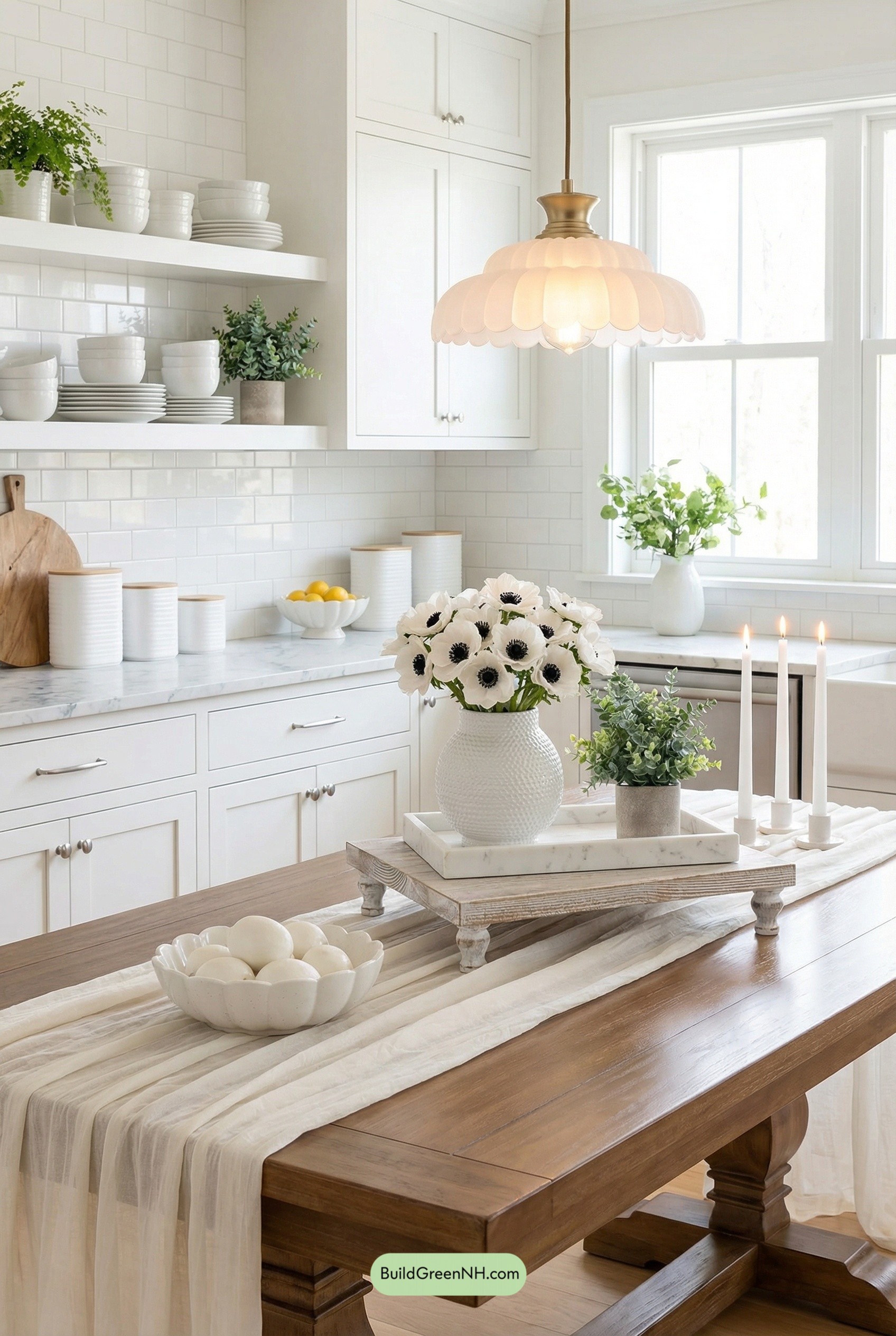 Tonal White Spring Kitchen Layers