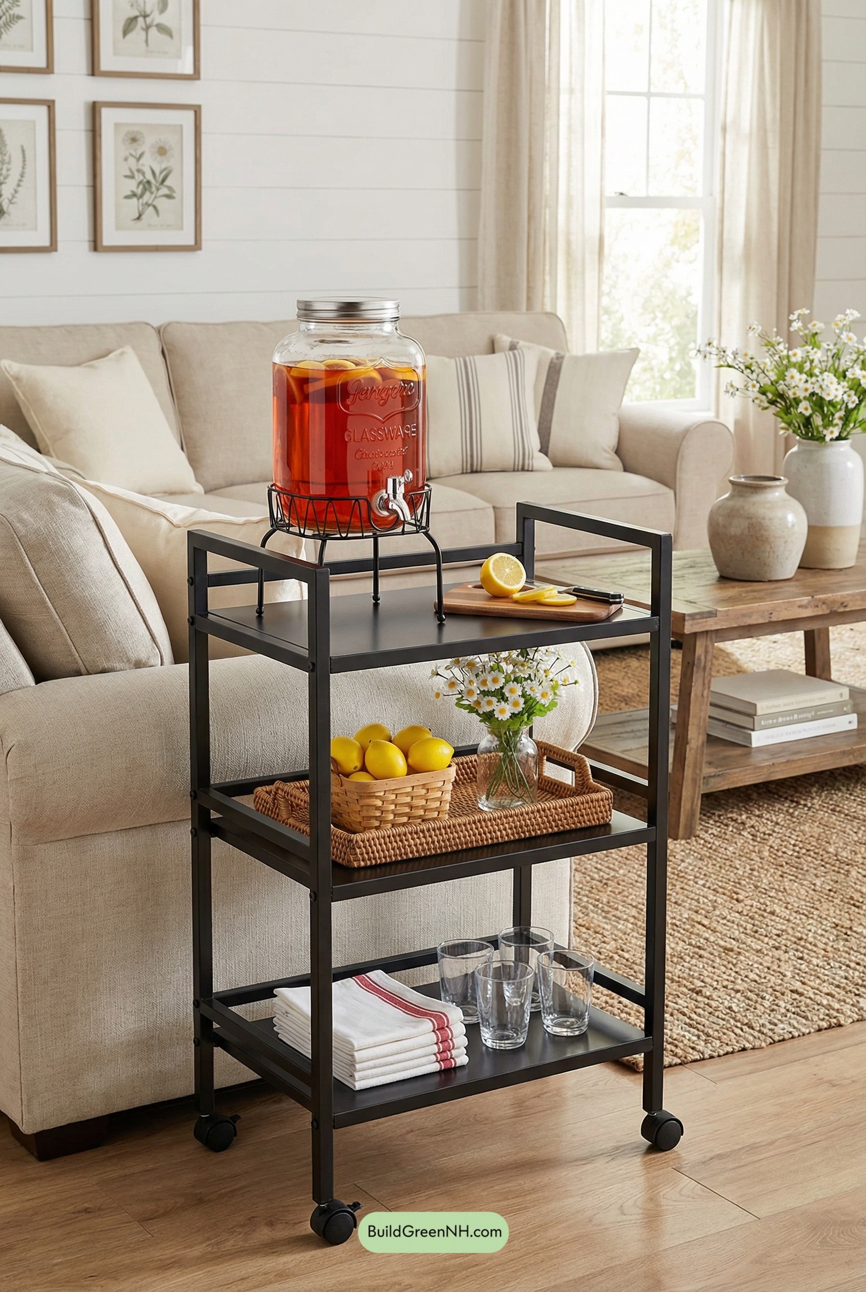 Spring Lemonade Cart, Farmhouse Edition