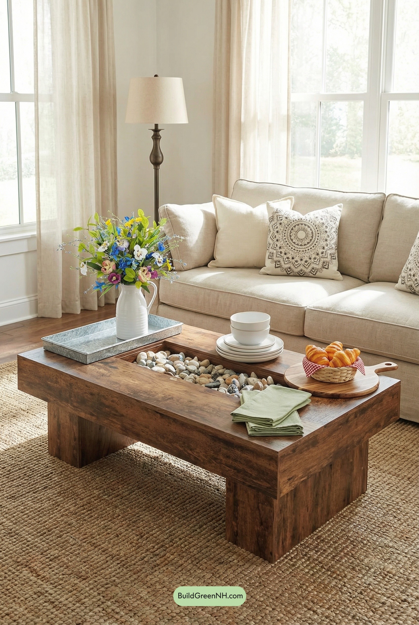 Spring Brunch Coffee Table Farmhouse Charm