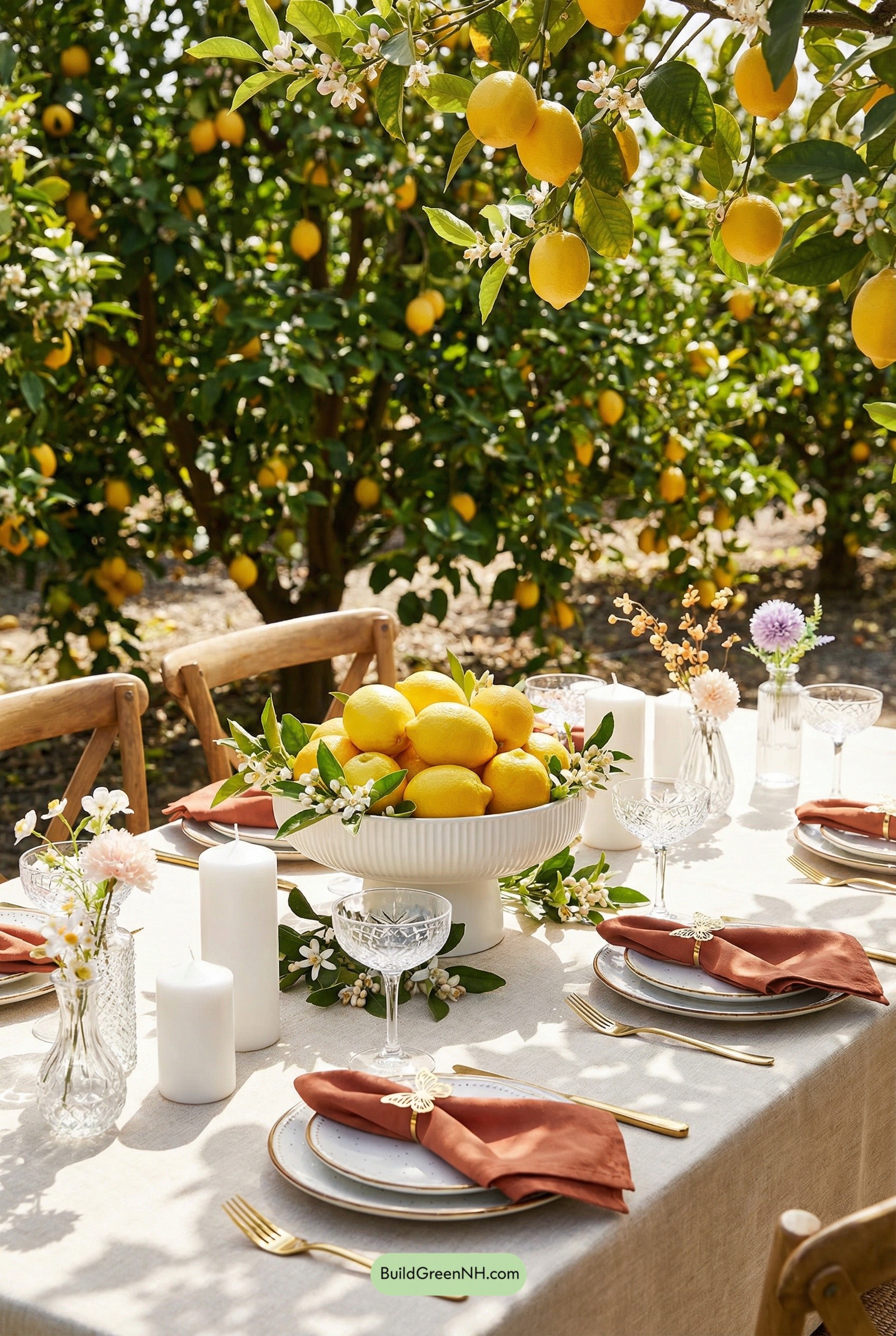 Citrus Grove Brunch Table Glow