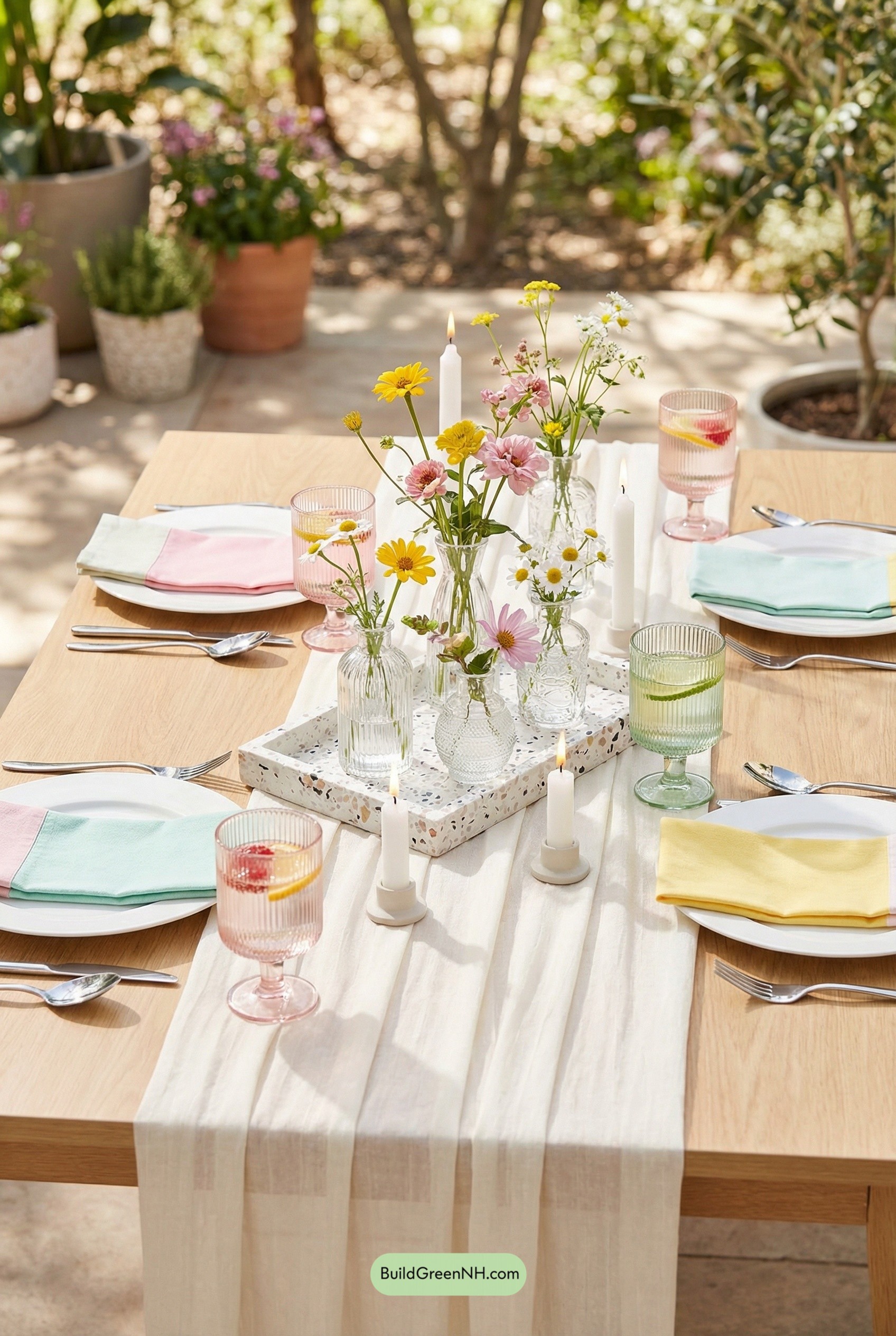 Terrazzo Tray, Tiny Blooms, Big Spring