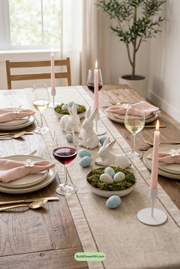 Scandi Easter Table, No Kitsch Allowed
