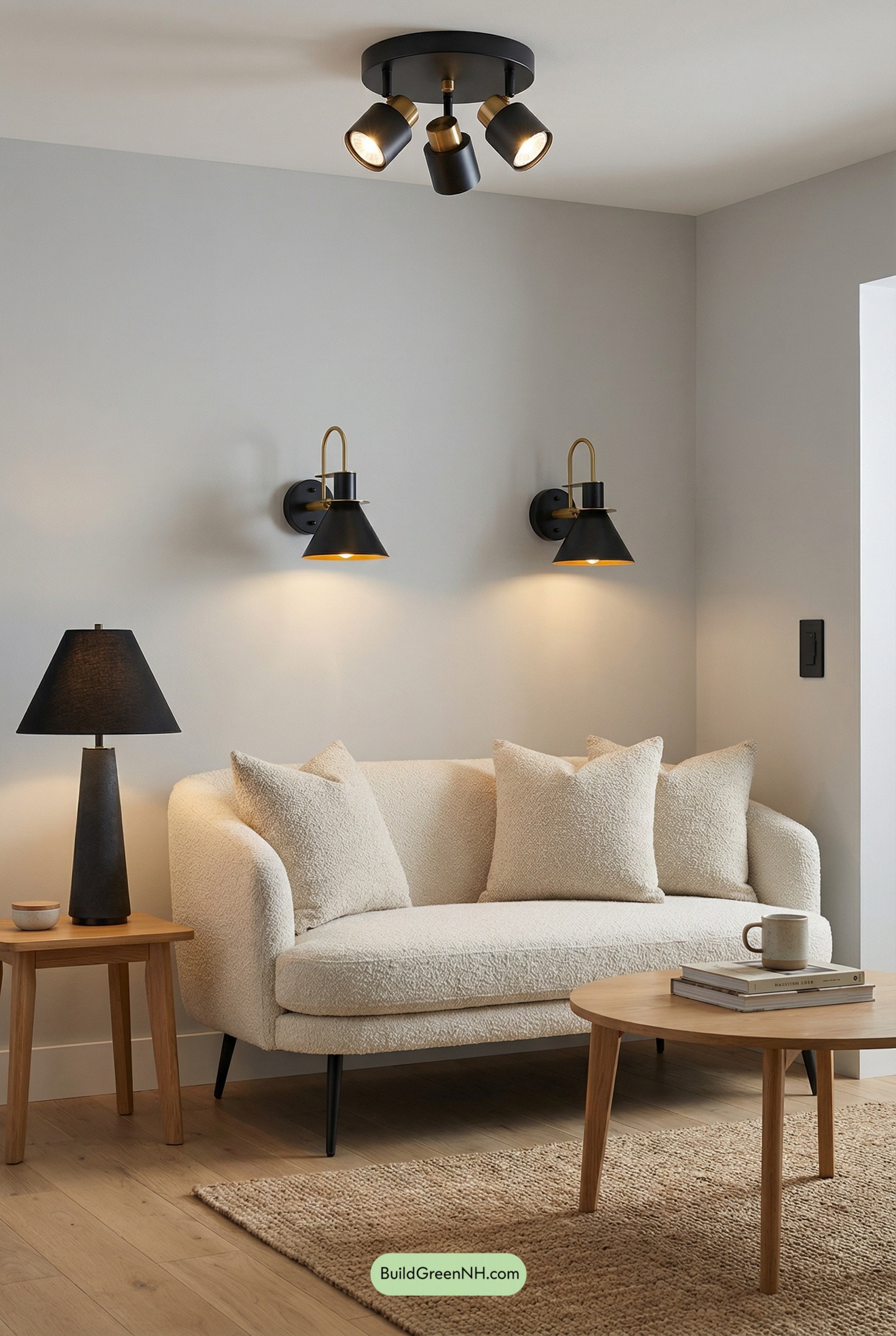 Cone-Shade Trio, Mid-Century Mood