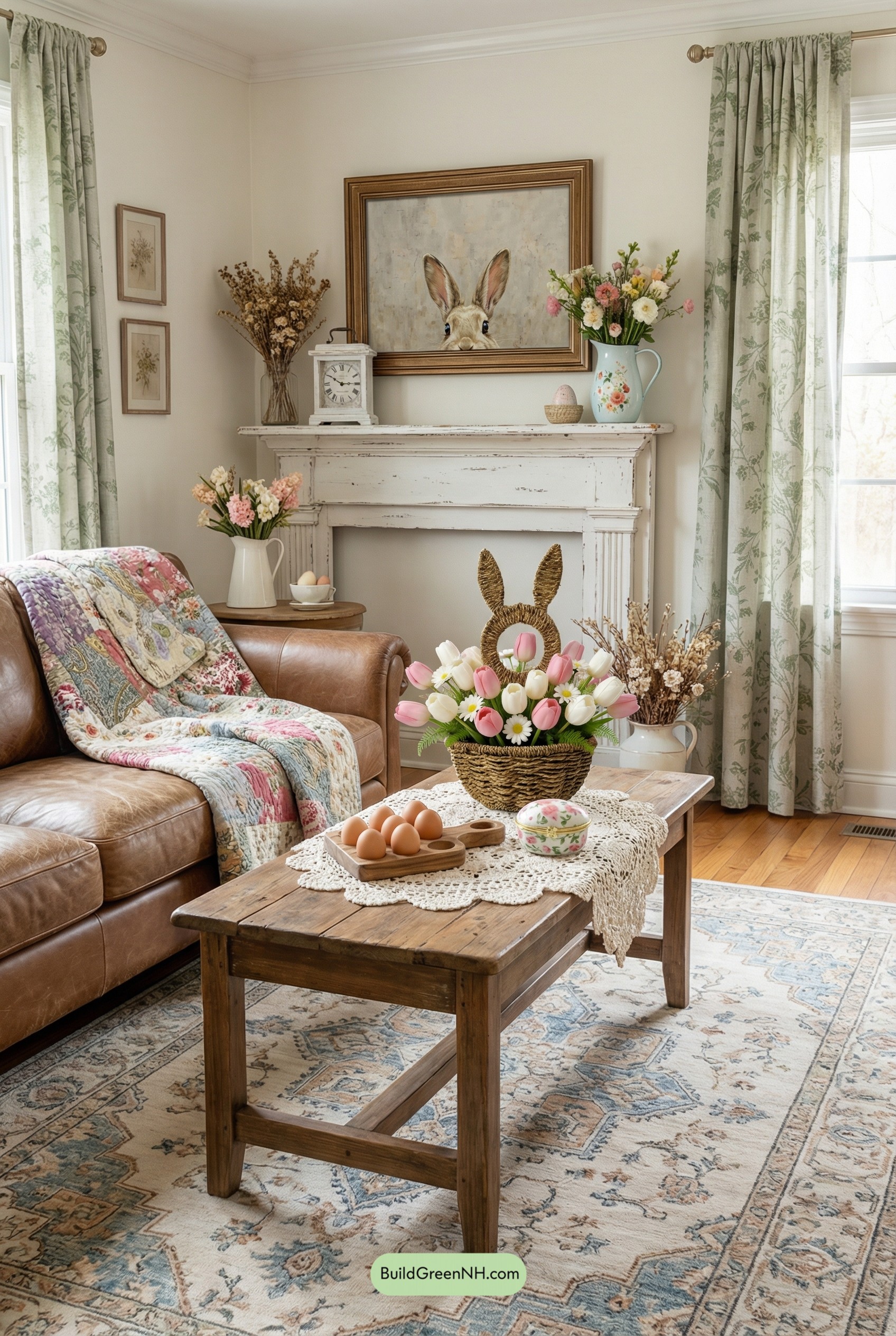 Heirloom Pastels, Bunny Charm, Cottage Cozy