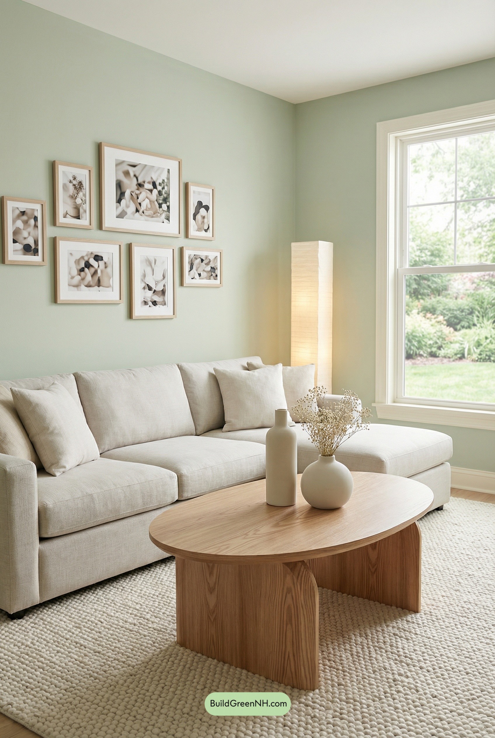 Pale Sage and Creamy Trim Calm