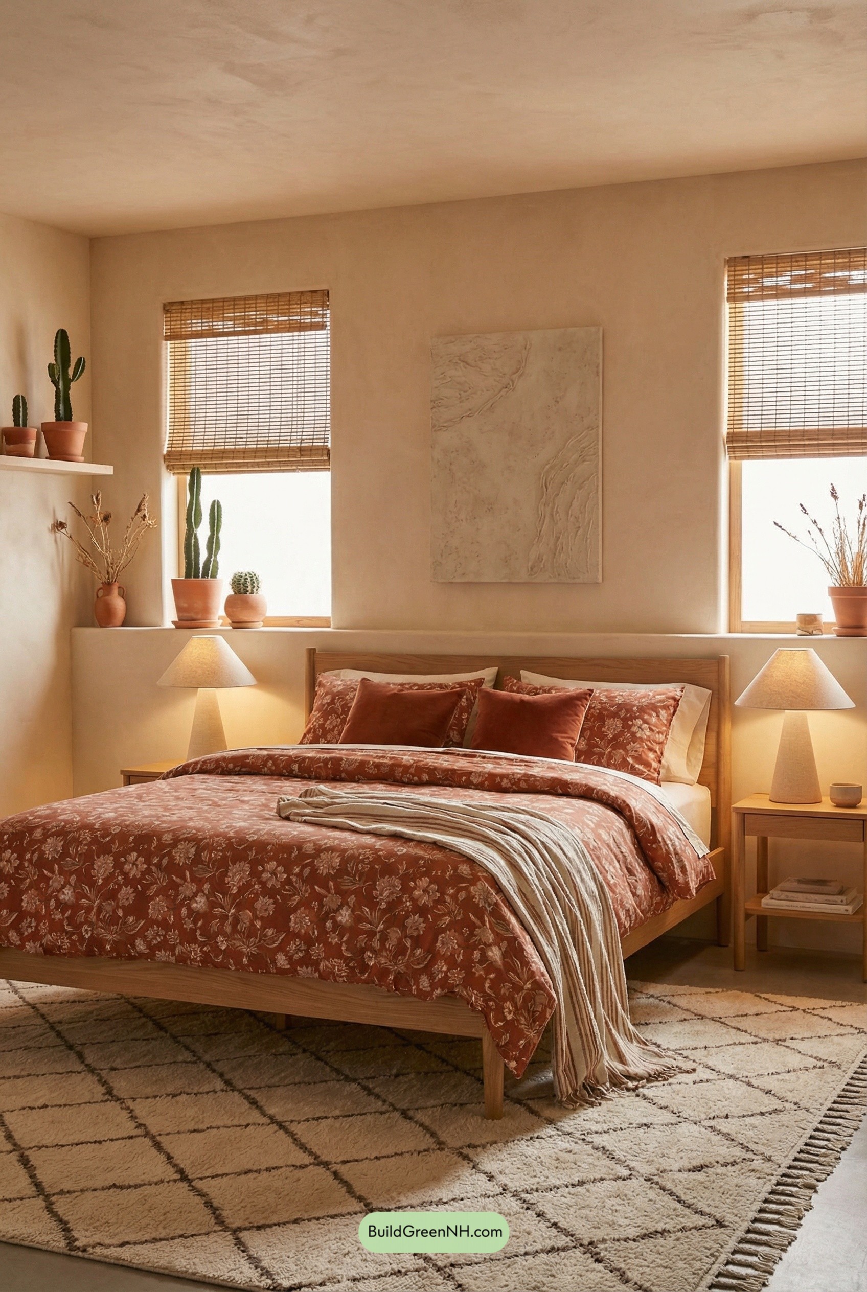 Terracotta Florals in a Sunwashed Retreat