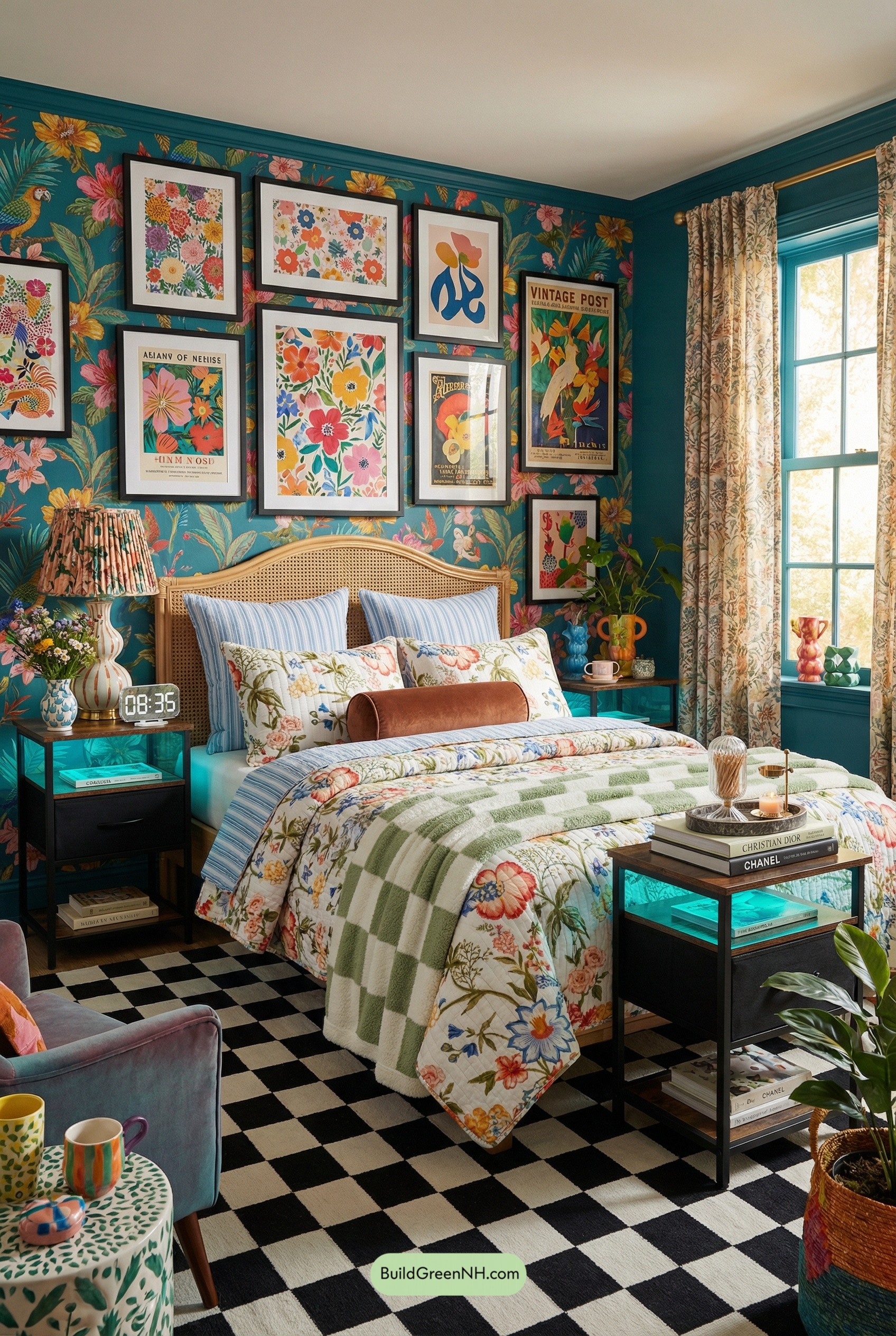 Floral Bedding That Starts the Party