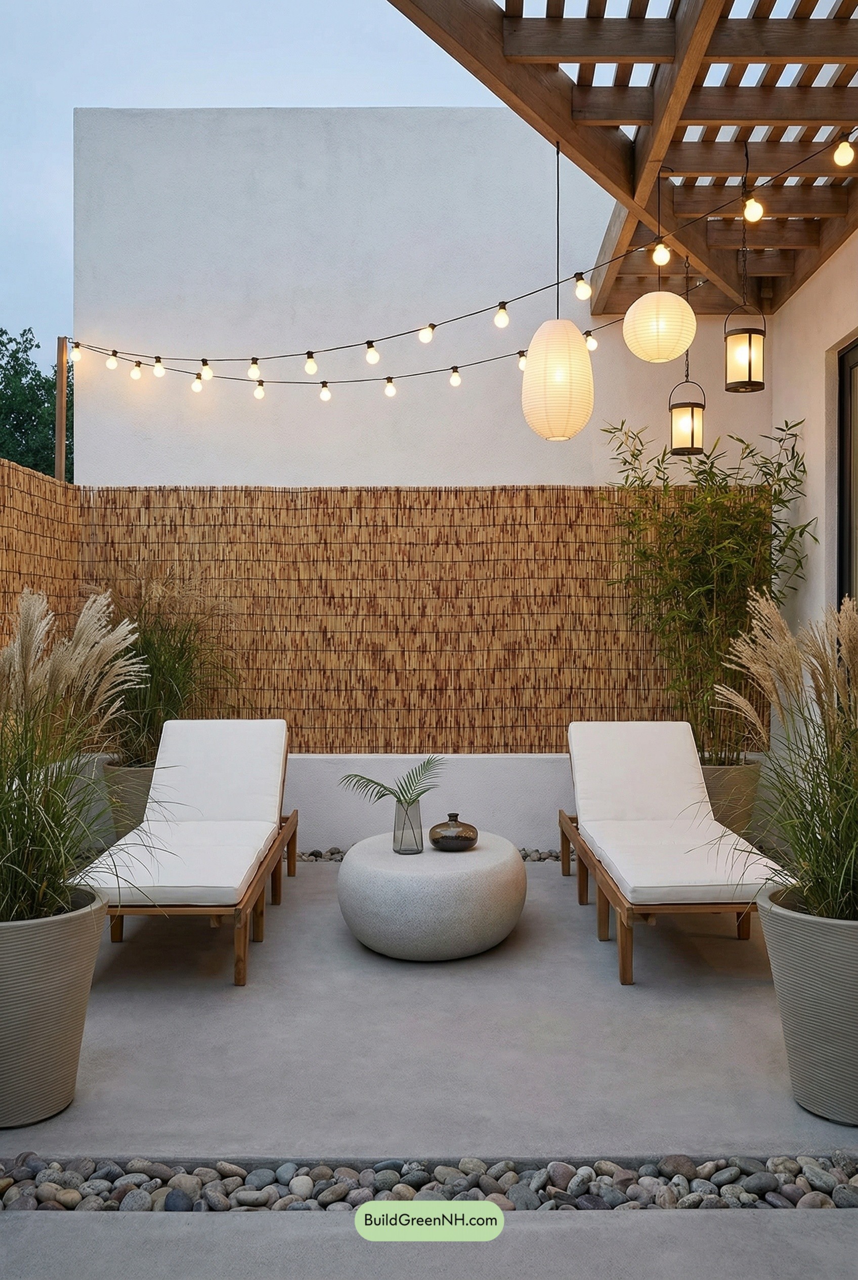 Japandi Patio Lounge in Teak Balance