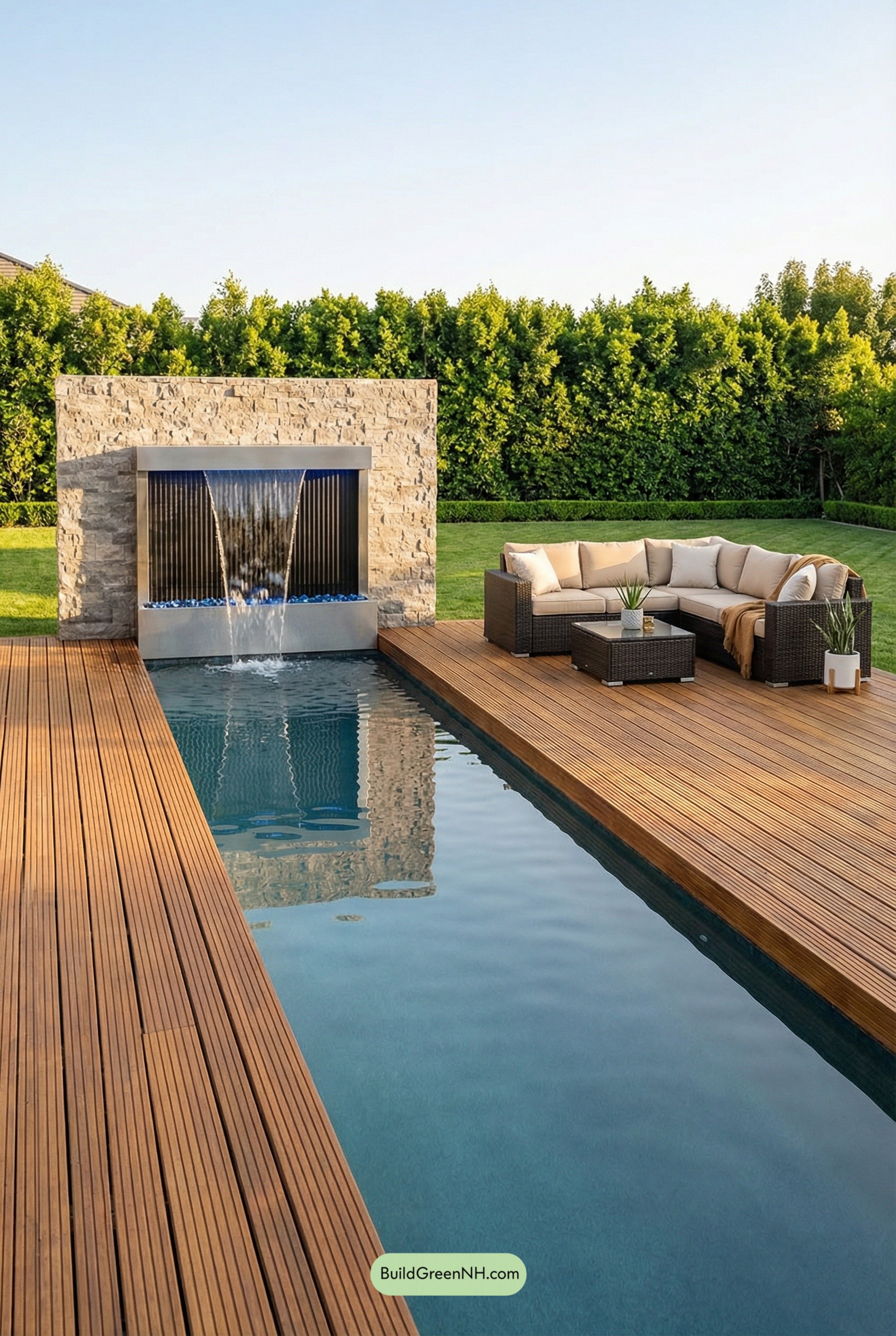 A Lap Pool With Zen Precision