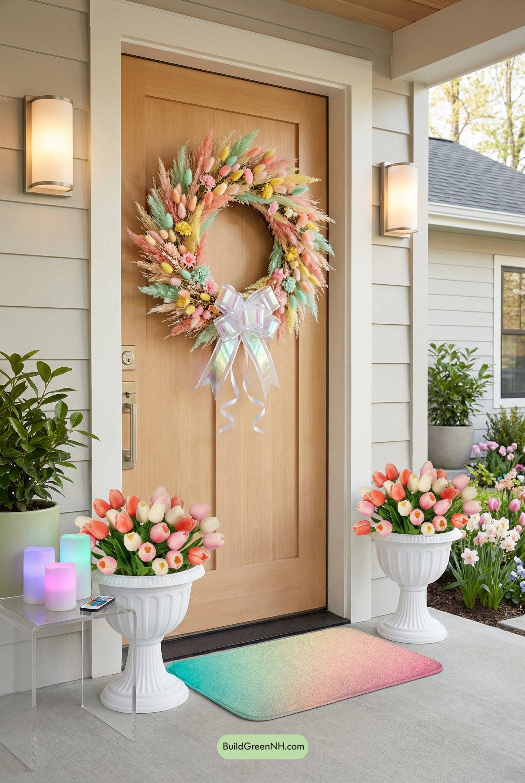 Pastel Pop Spring Front Door
