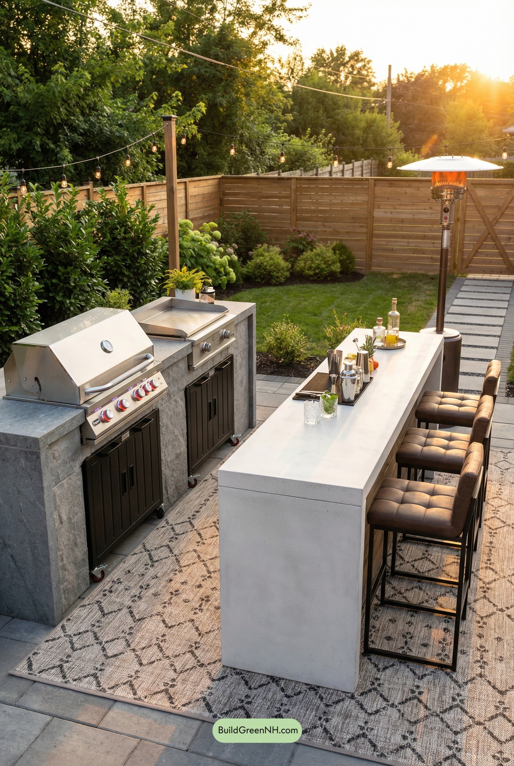 Backyard Galley: Grill Lane, Cocktail Lane