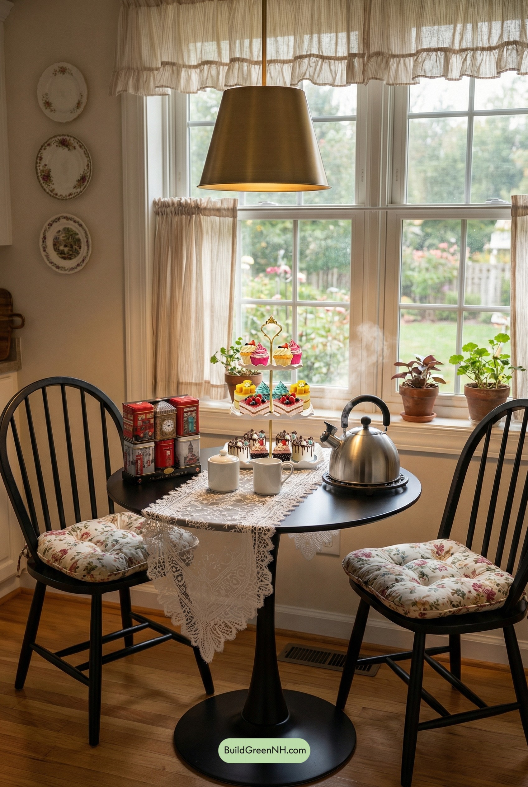 Lace, Brass, and a Steaming Kettle