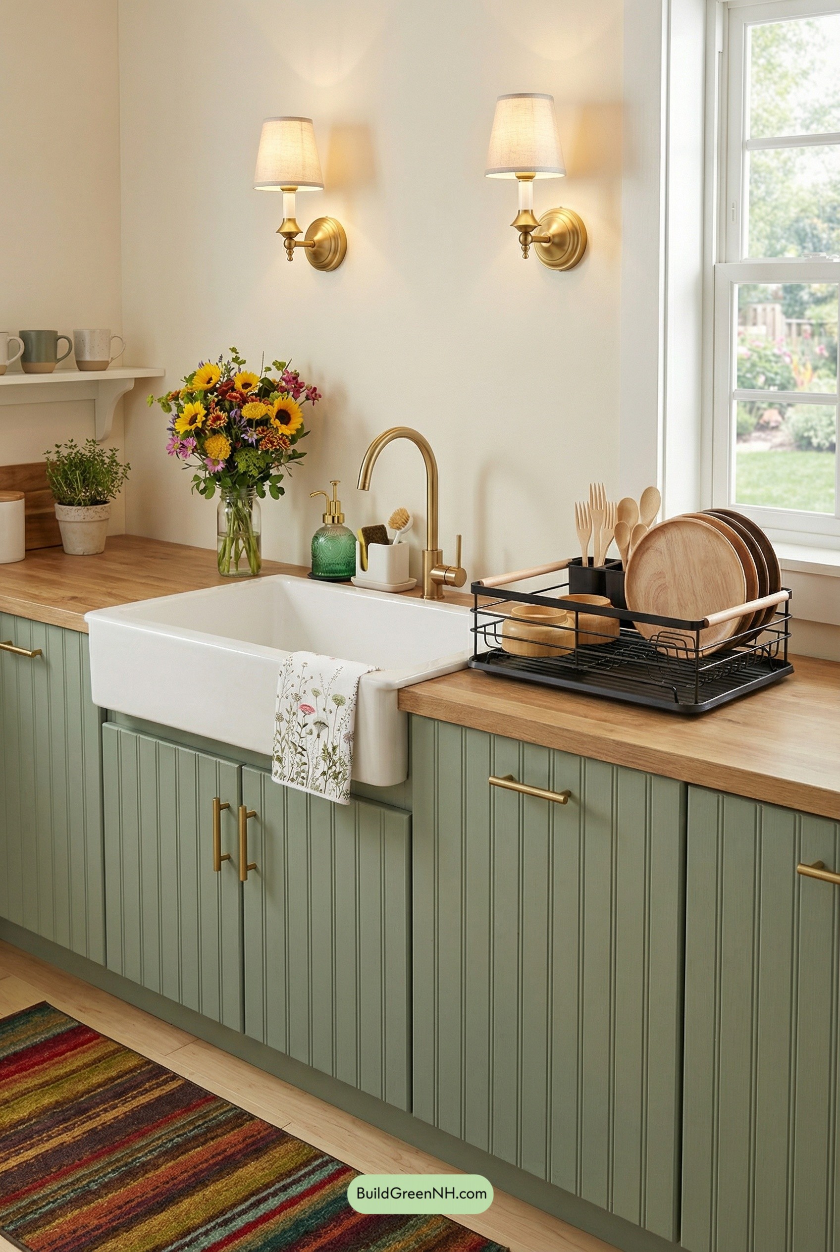 Sage Sink Nook with Grandma Charm