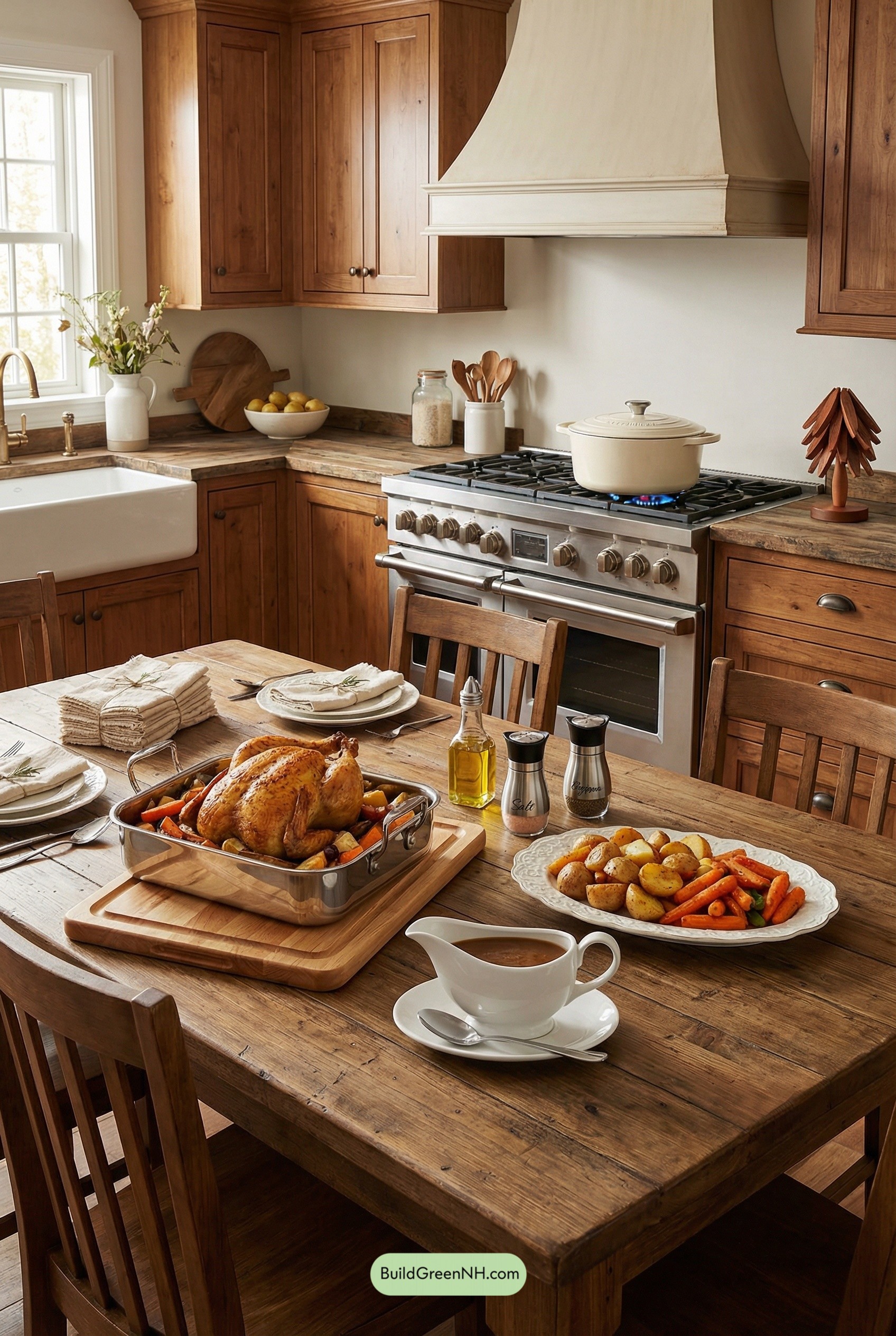 Roast-Ready Grandmacore Warmth in Wood