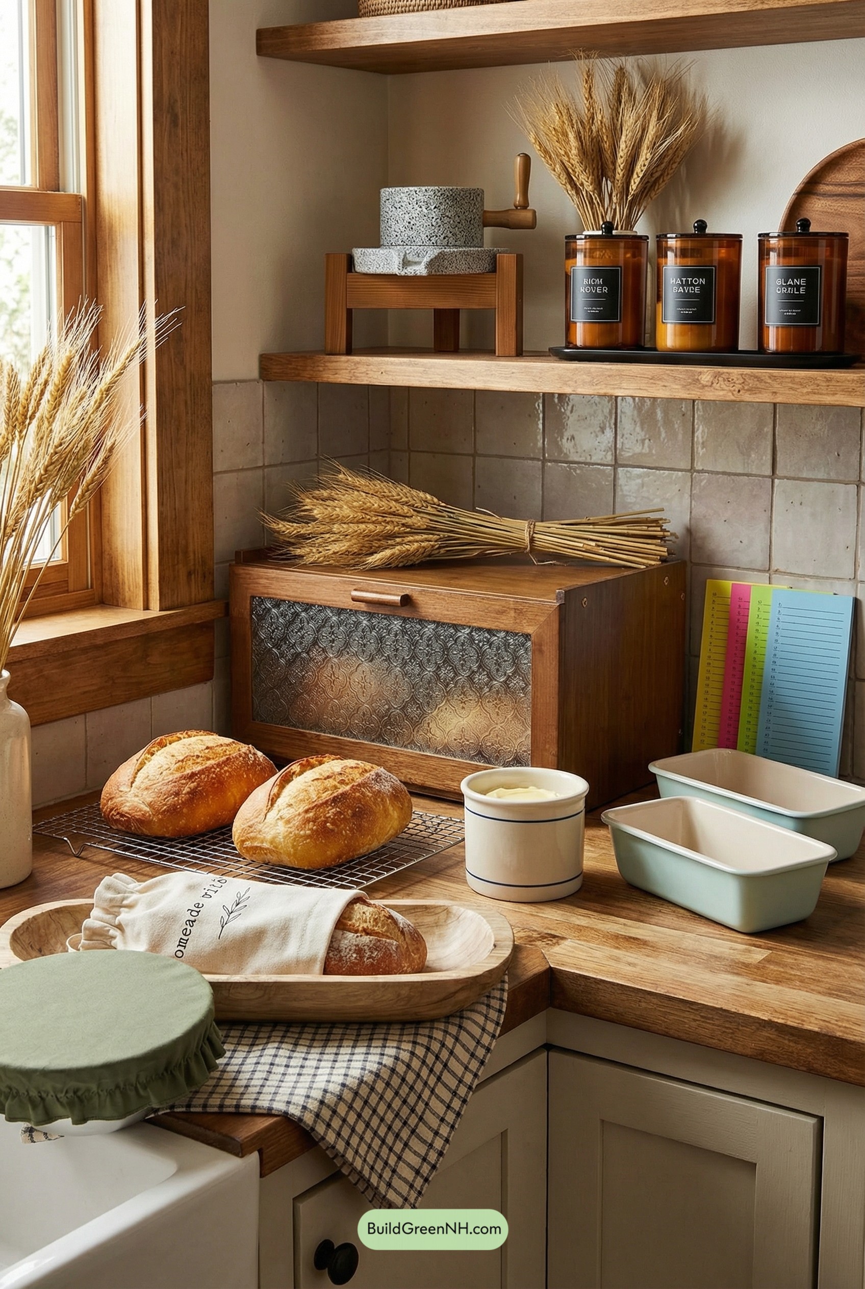 Wheat-Kissed Grandmacore Bread Corner