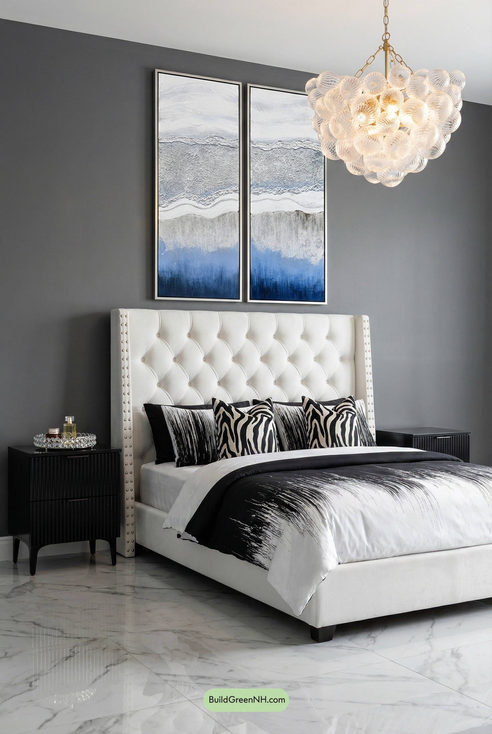 Monochrome Glam with Zebra Punch