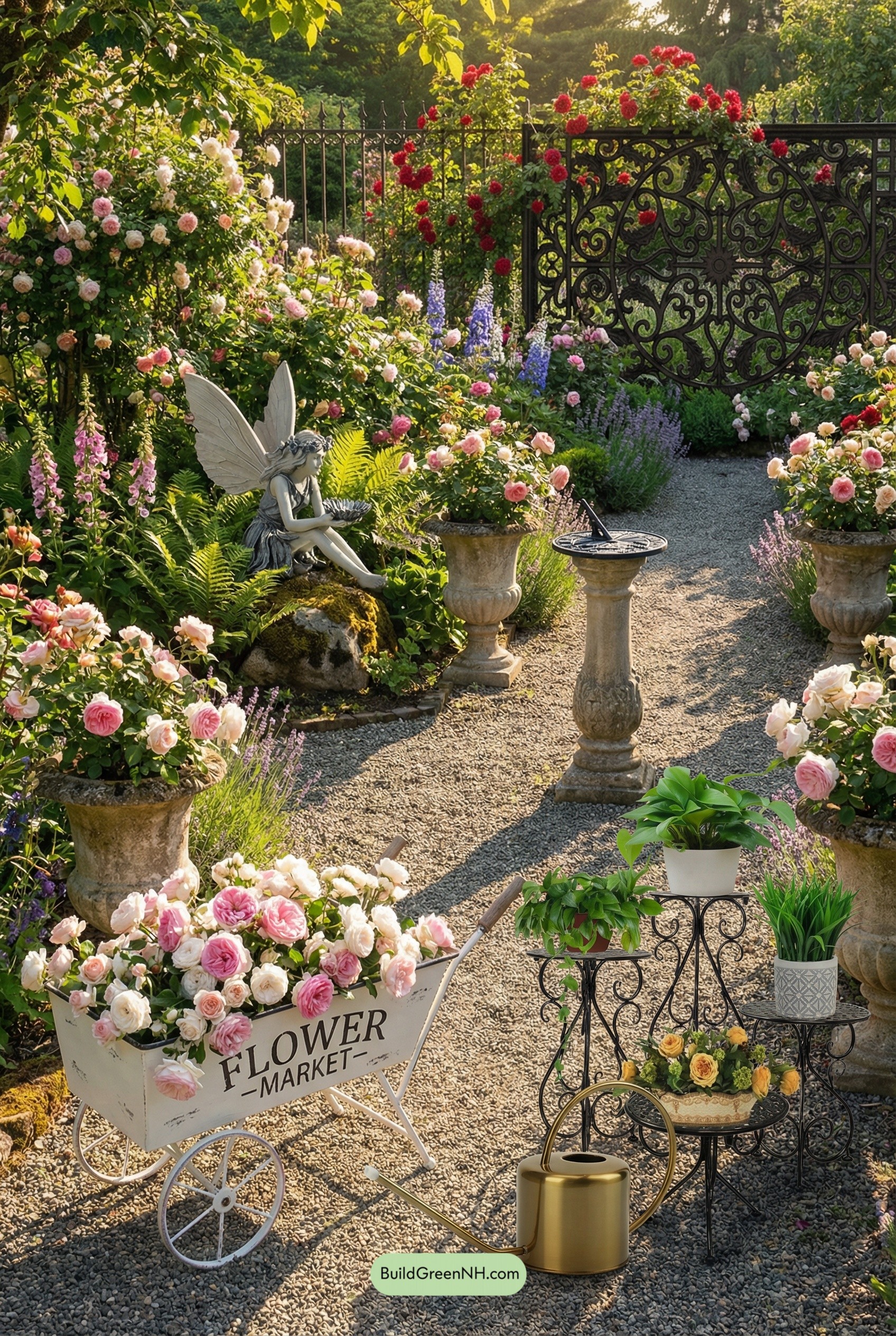 Gravel Walk Through Victorian Rose Theater