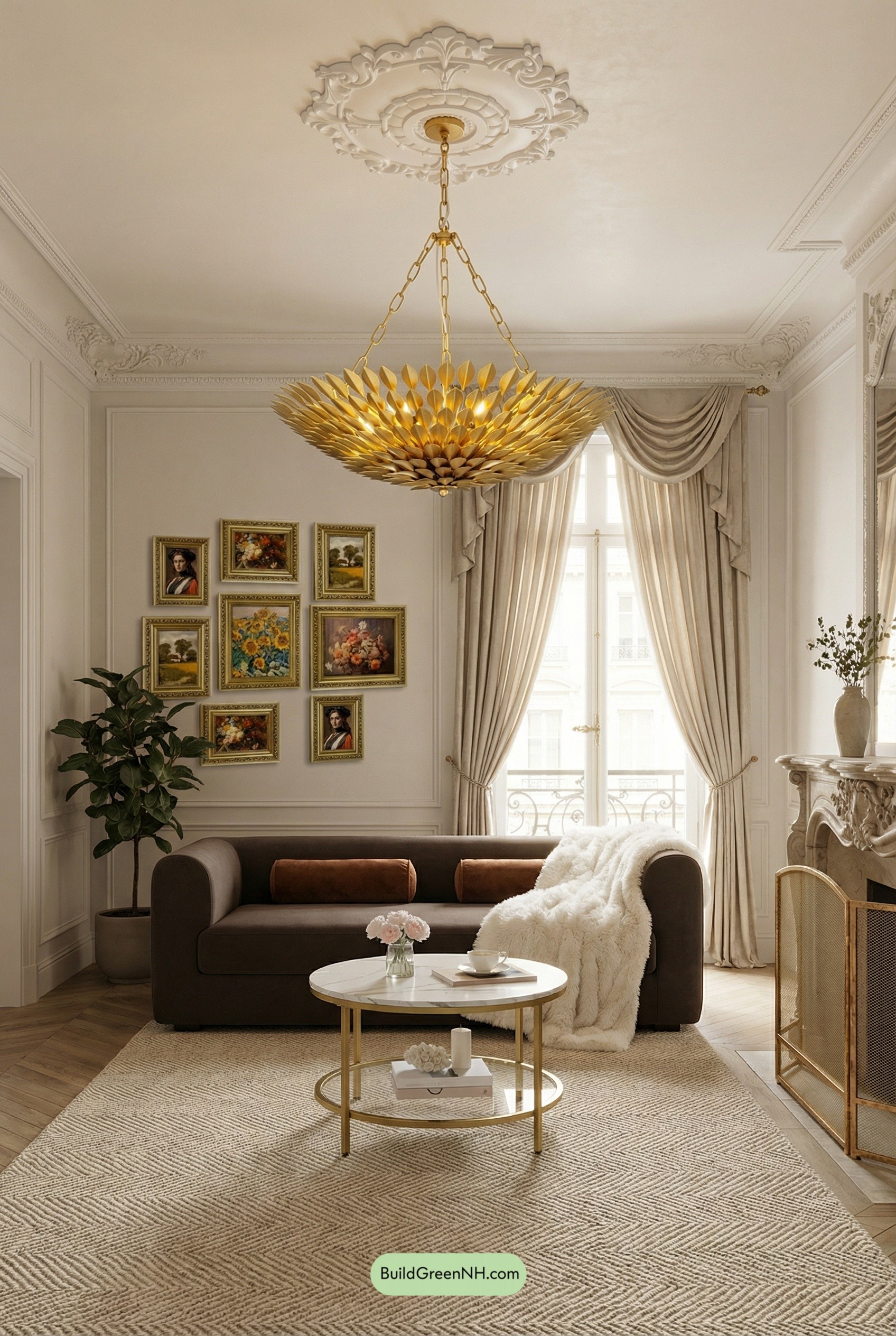 Paris Meets Plush: Quiet-Glam Salon