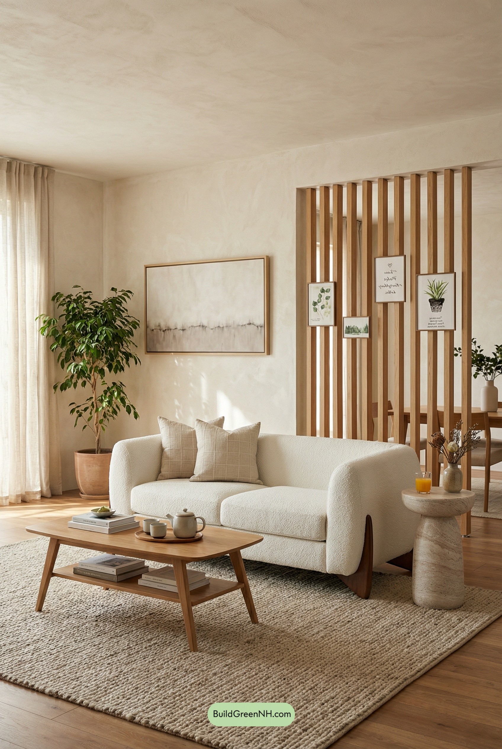 Japandi Calm with Oak and Plaster