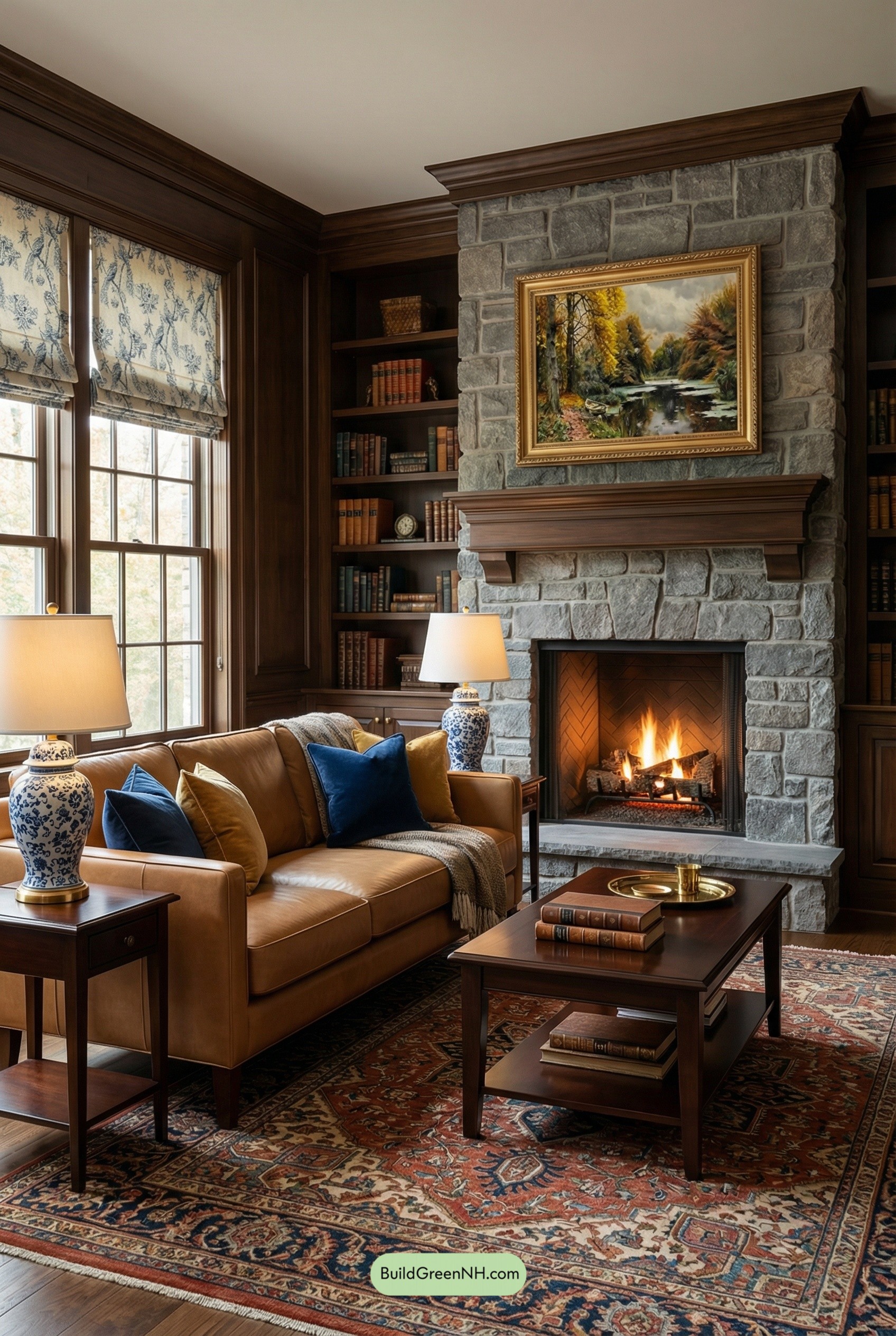 Camel Leather Comfort by Stone Hearth