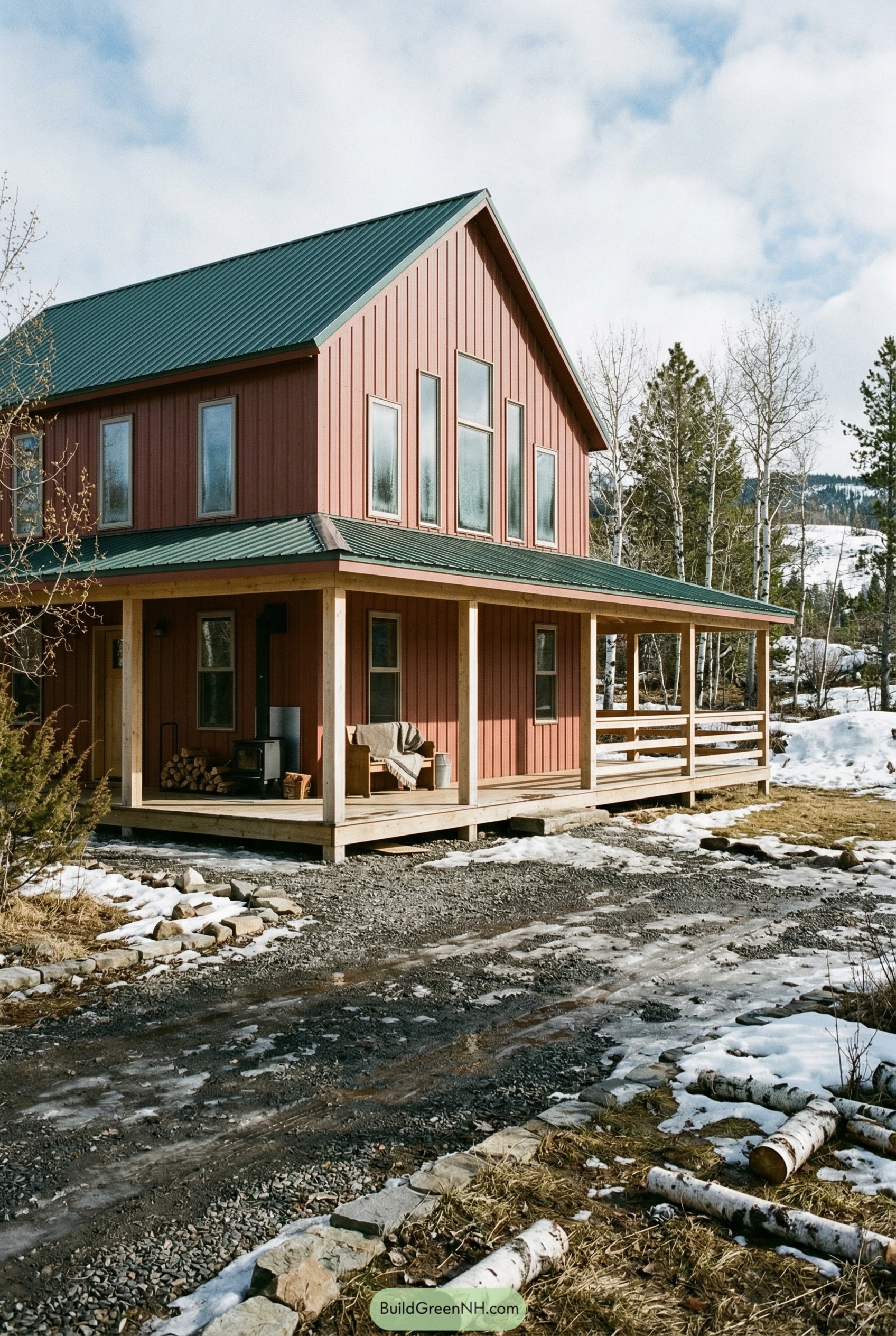 Barndominiums With Big Porches