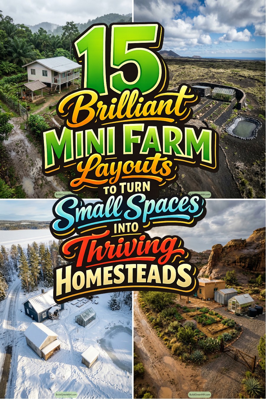 Small Mini Farm 15 Brilliant Mini Farm Layouts to Turn Small Spaces Into Thriving ...