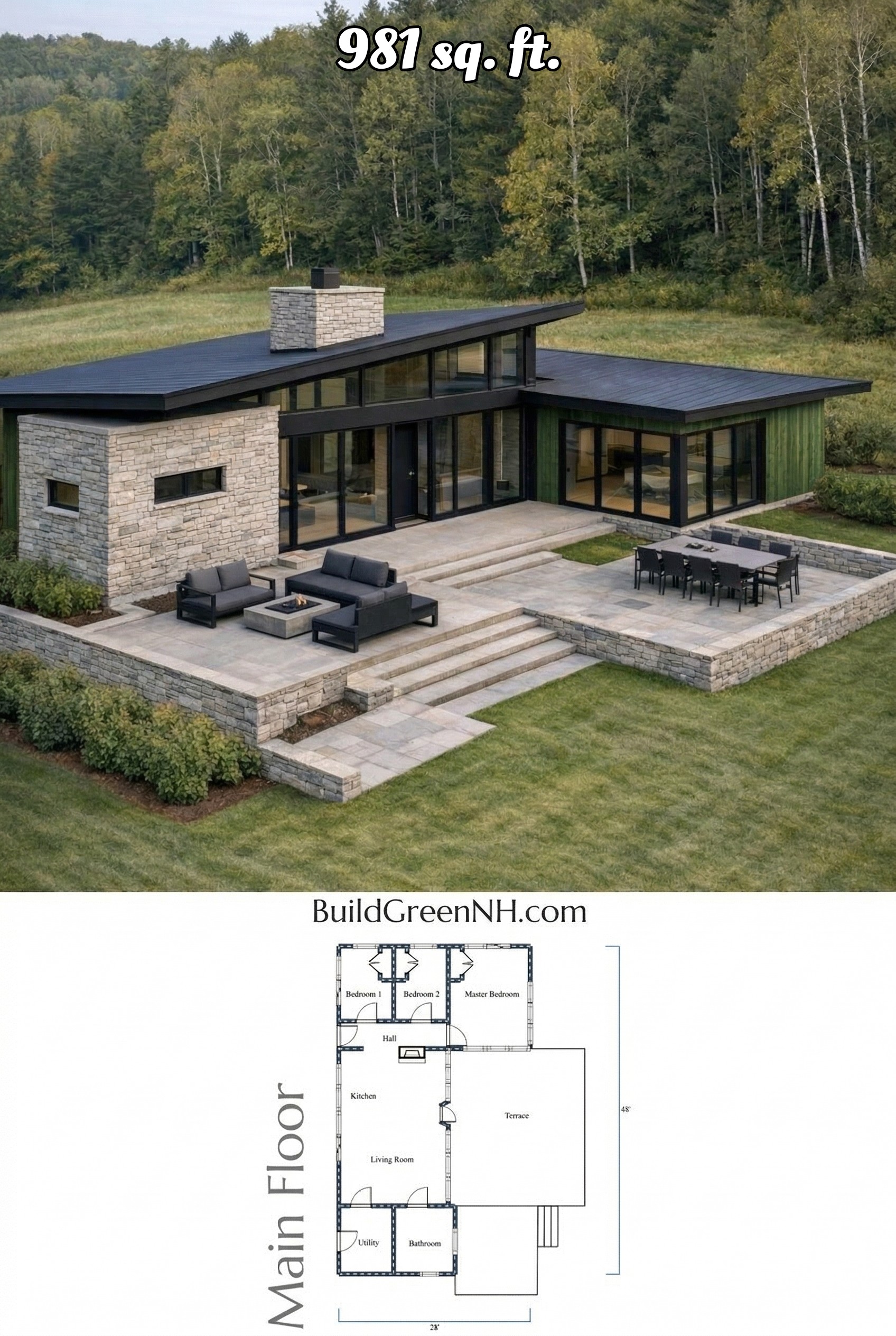 house siding forest green color