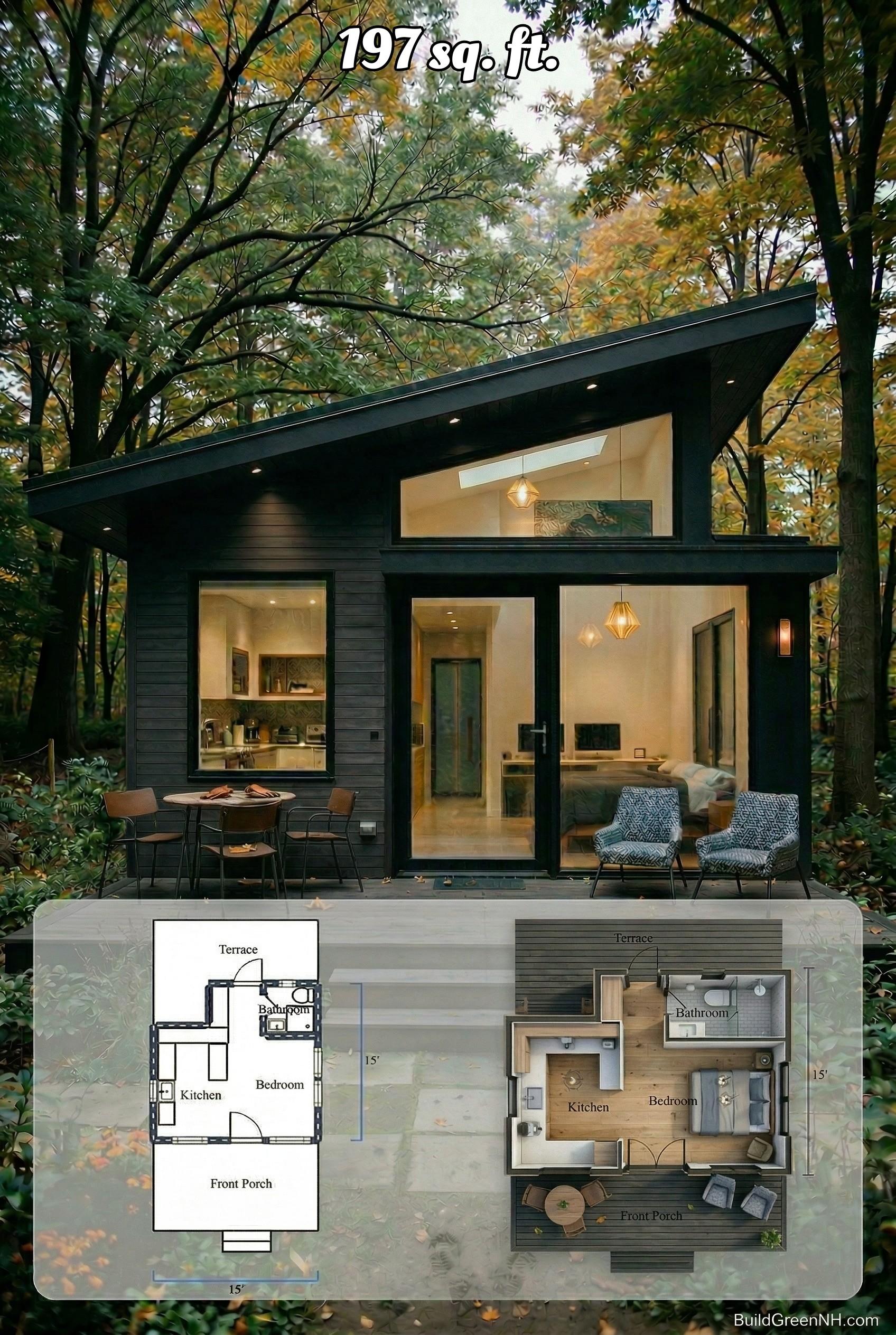 house siding all black color