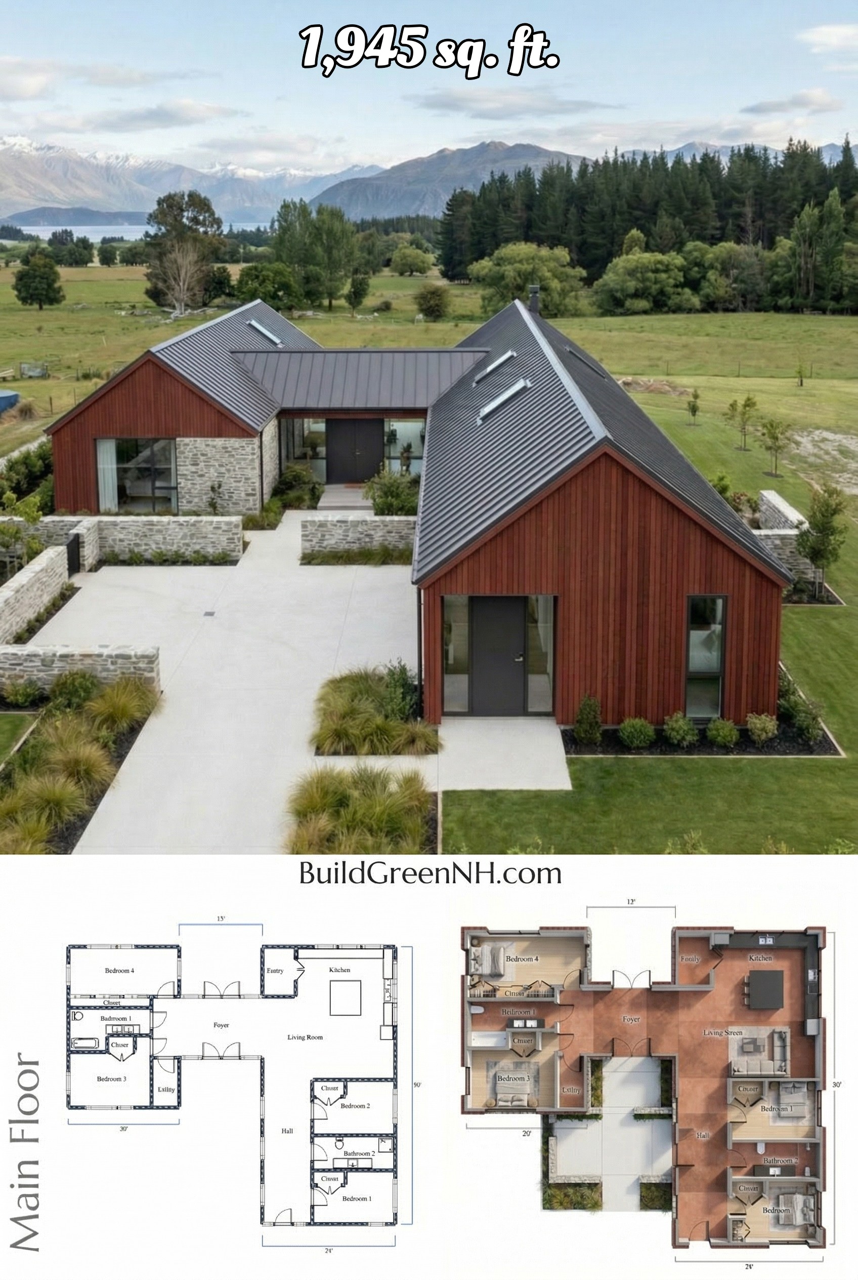 house siding red color