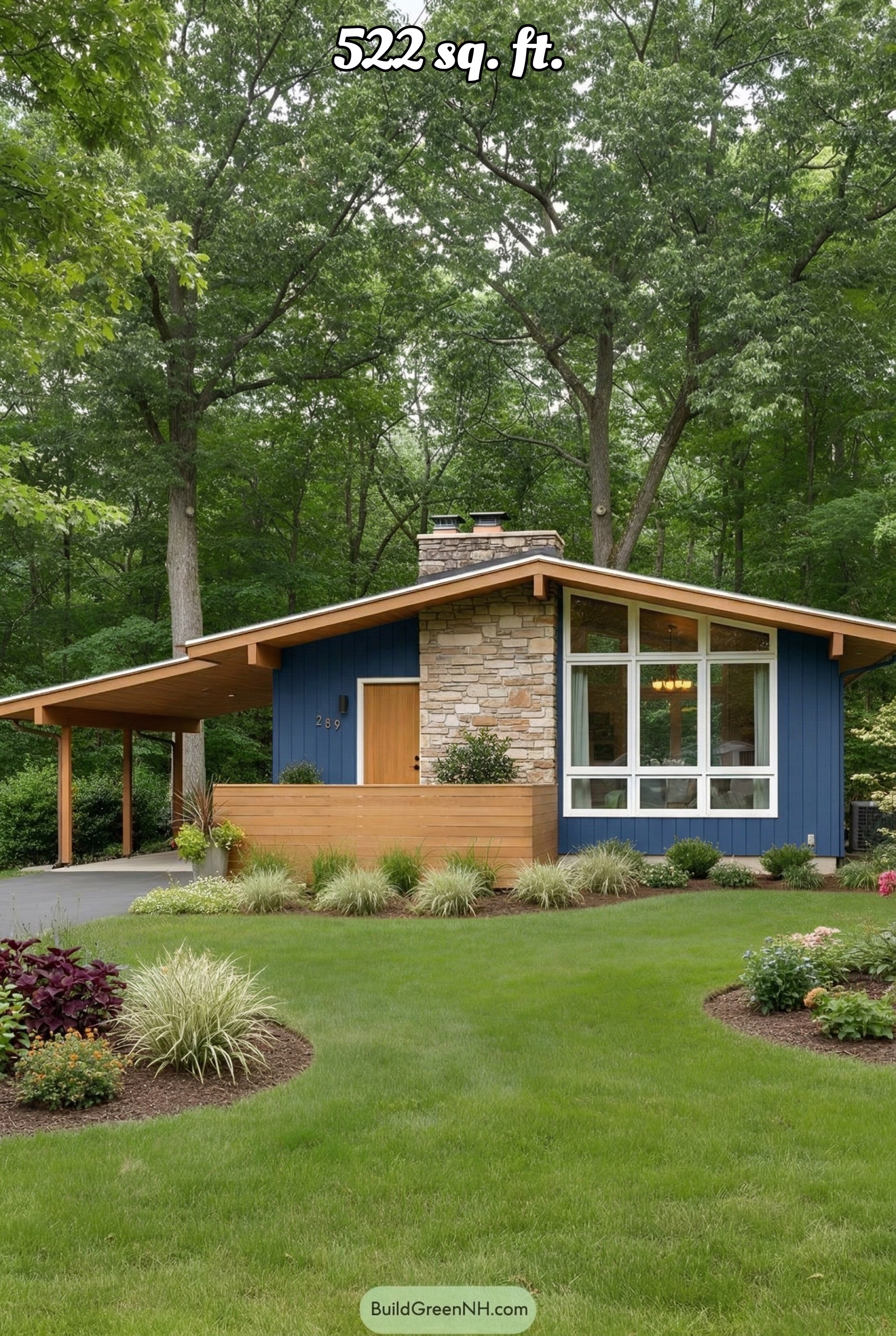 house siding color deep blue