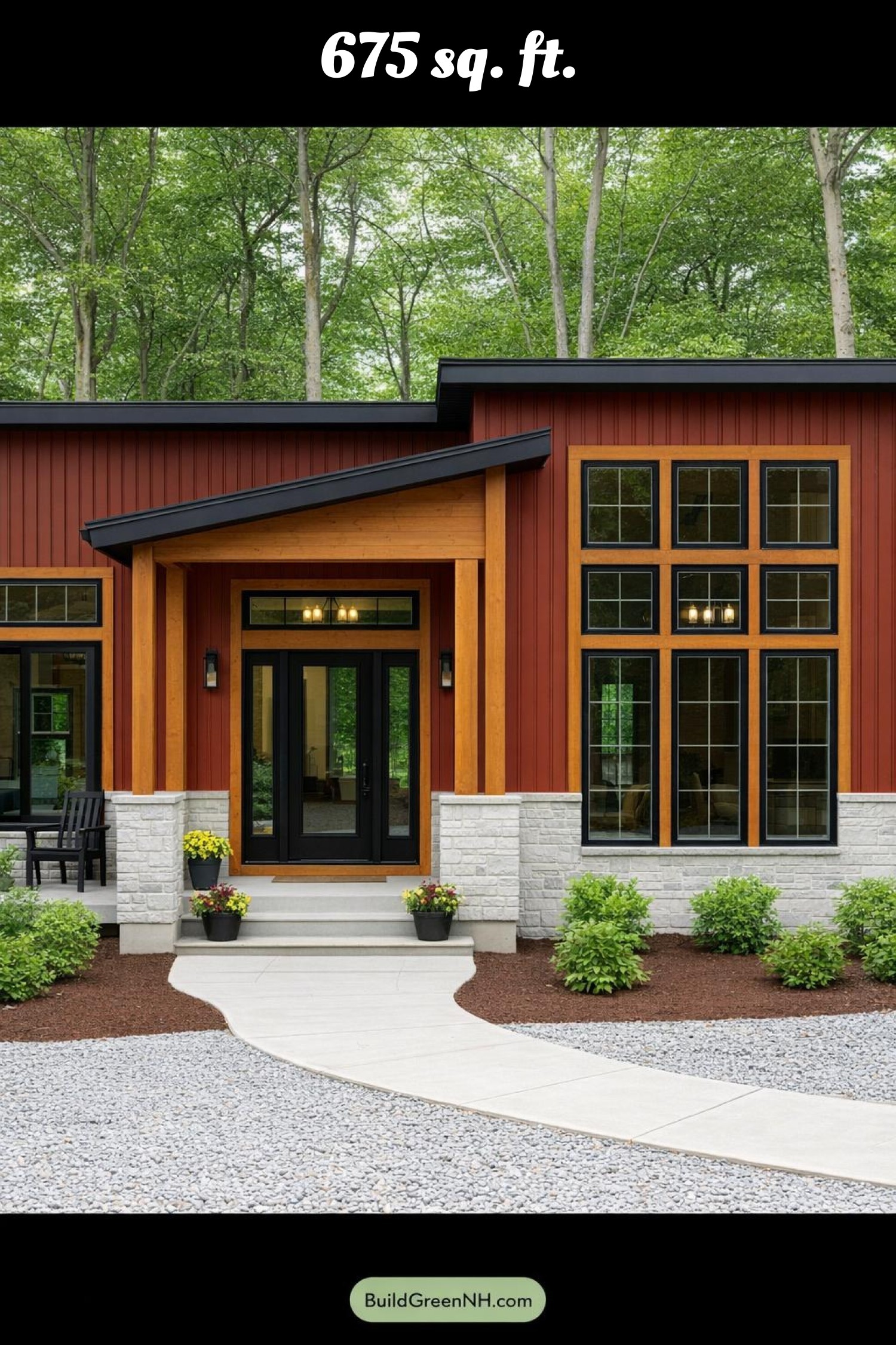 house siding red color and white brick