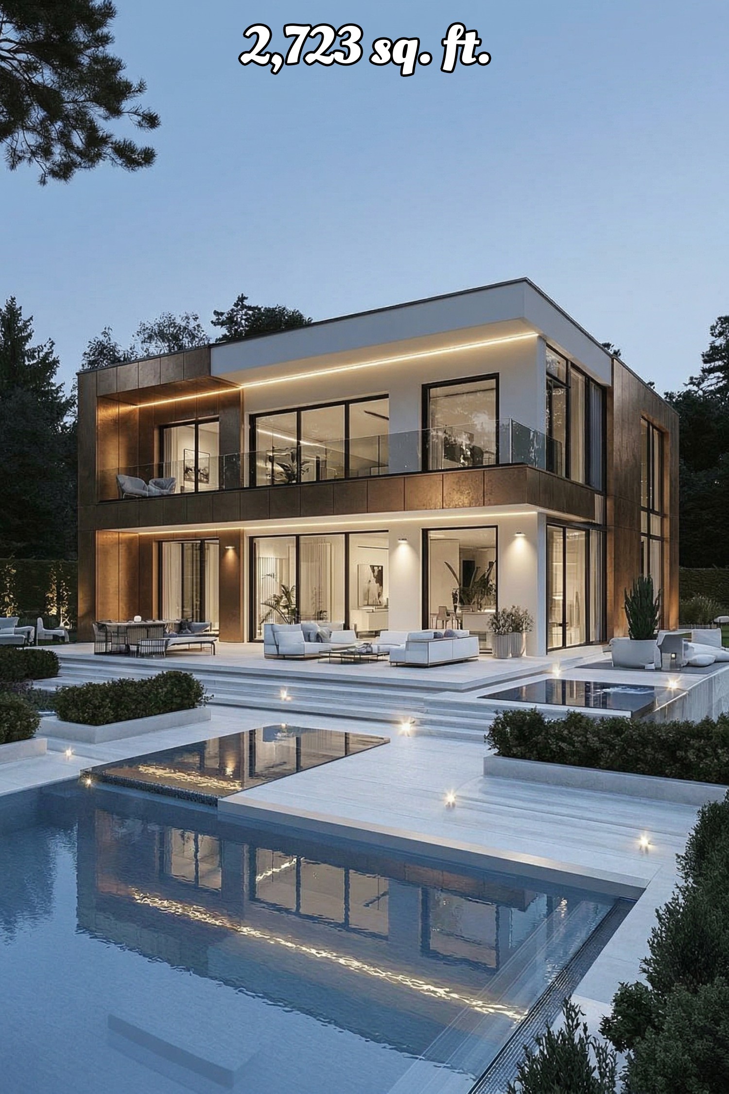 house siding white with bronze sections