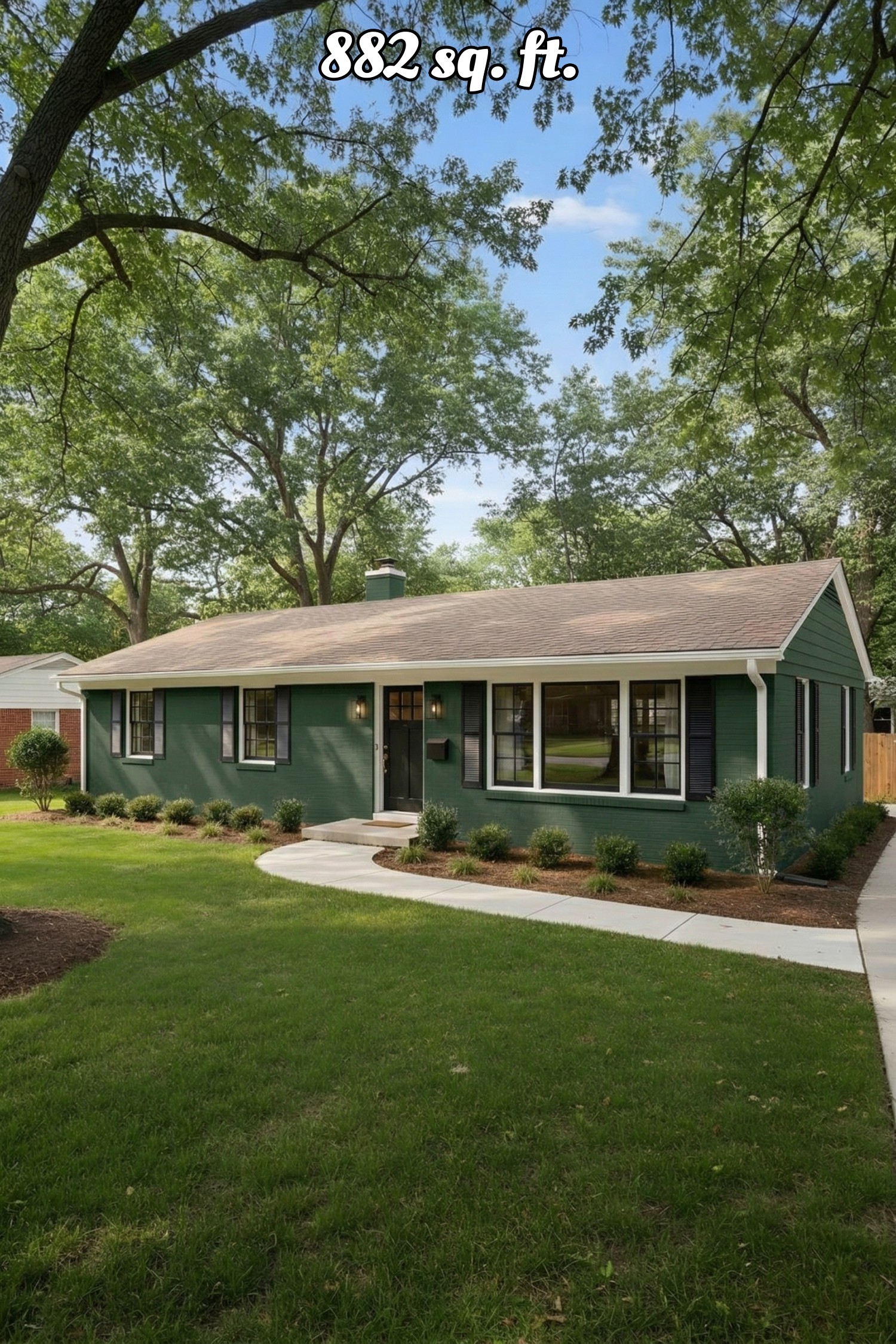 house siding color forest green