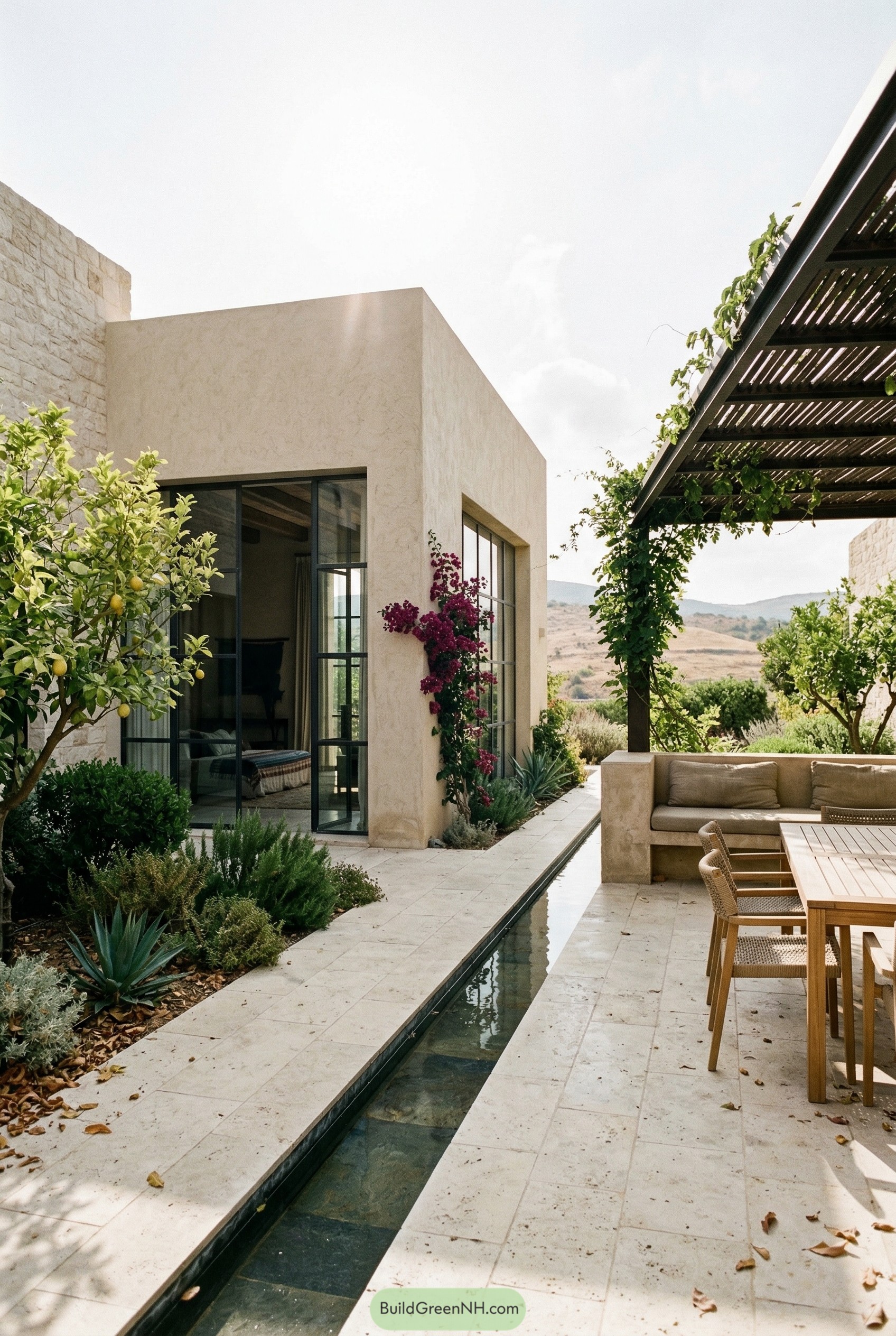 Mediterranean Modern Garden Designs