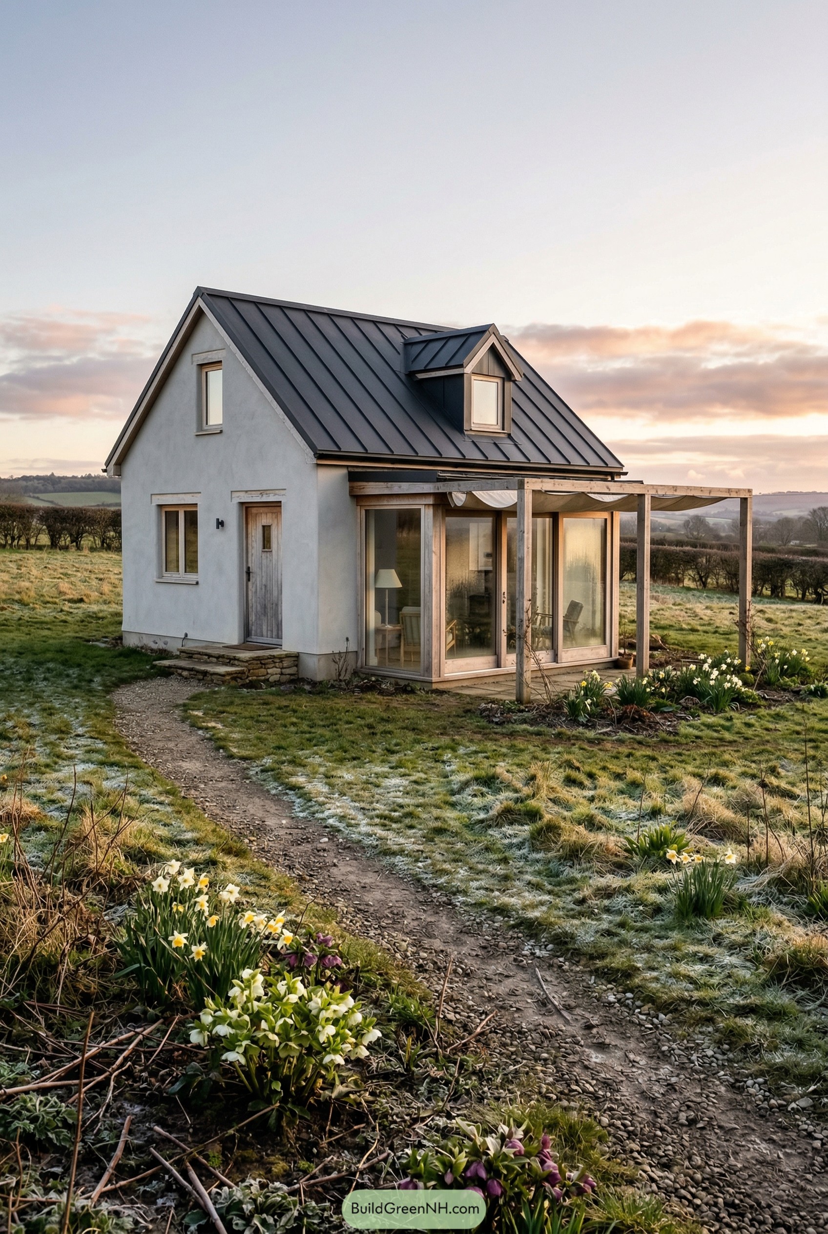 Modern Cottage Houses With Shaded Gardens