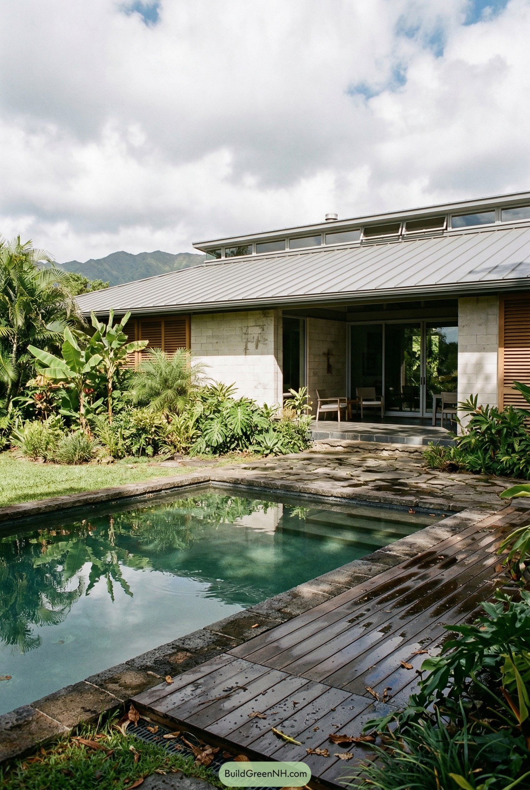 Modern tropical ranch with plunge pool