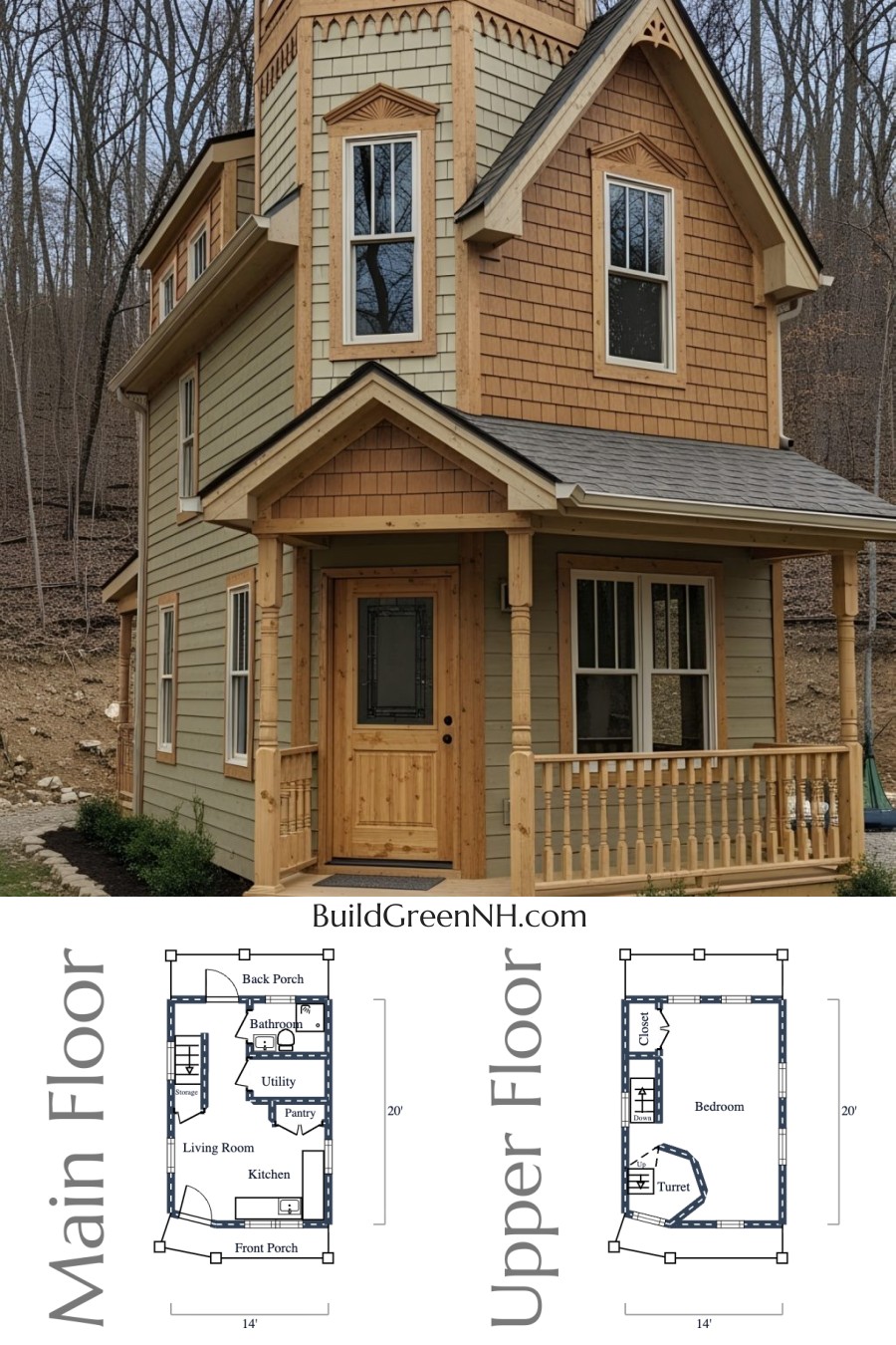 Miniature Majesty Victorian Vignette Floor Plan