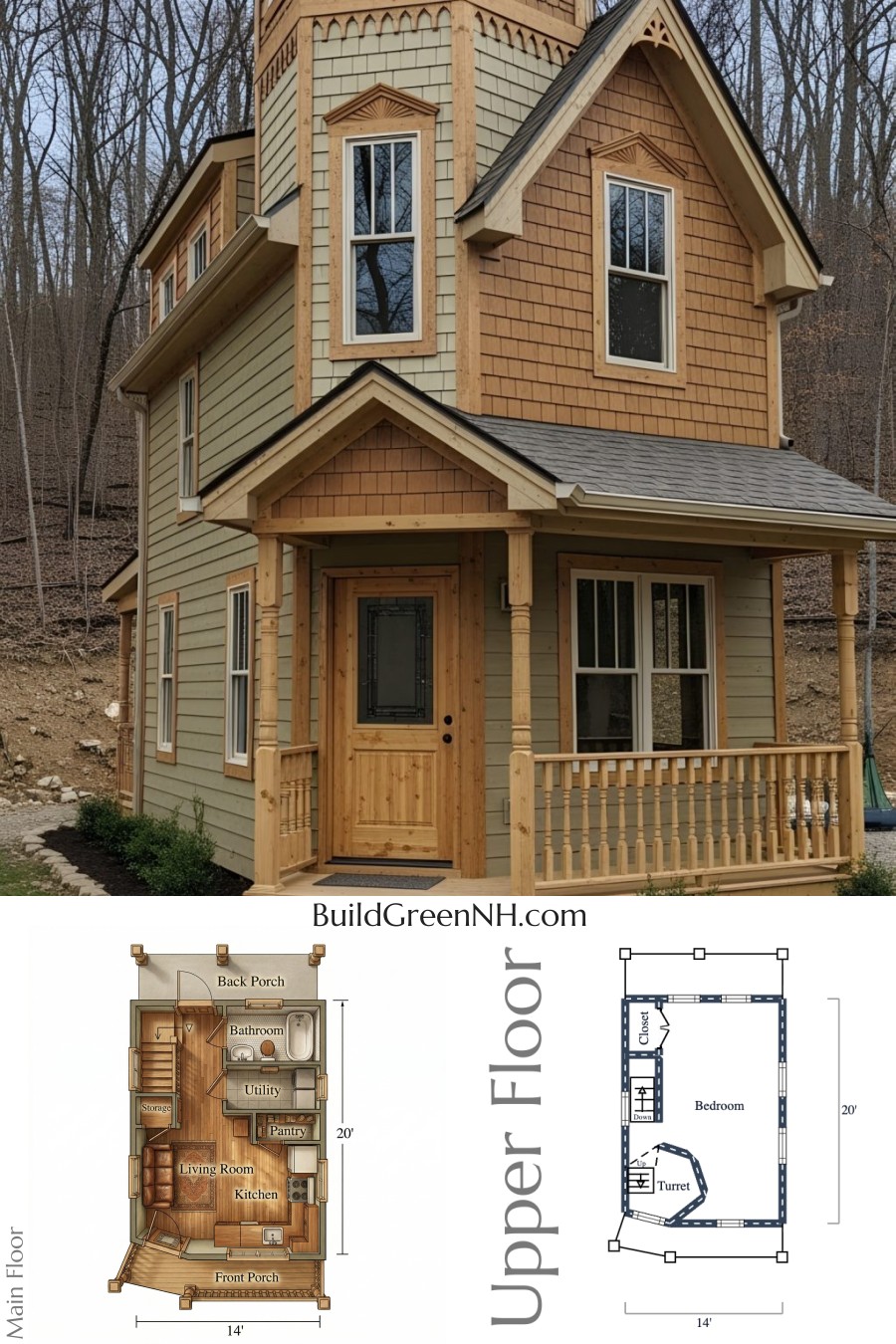 Miniature Majesty Victorian Vignette Floor Plan