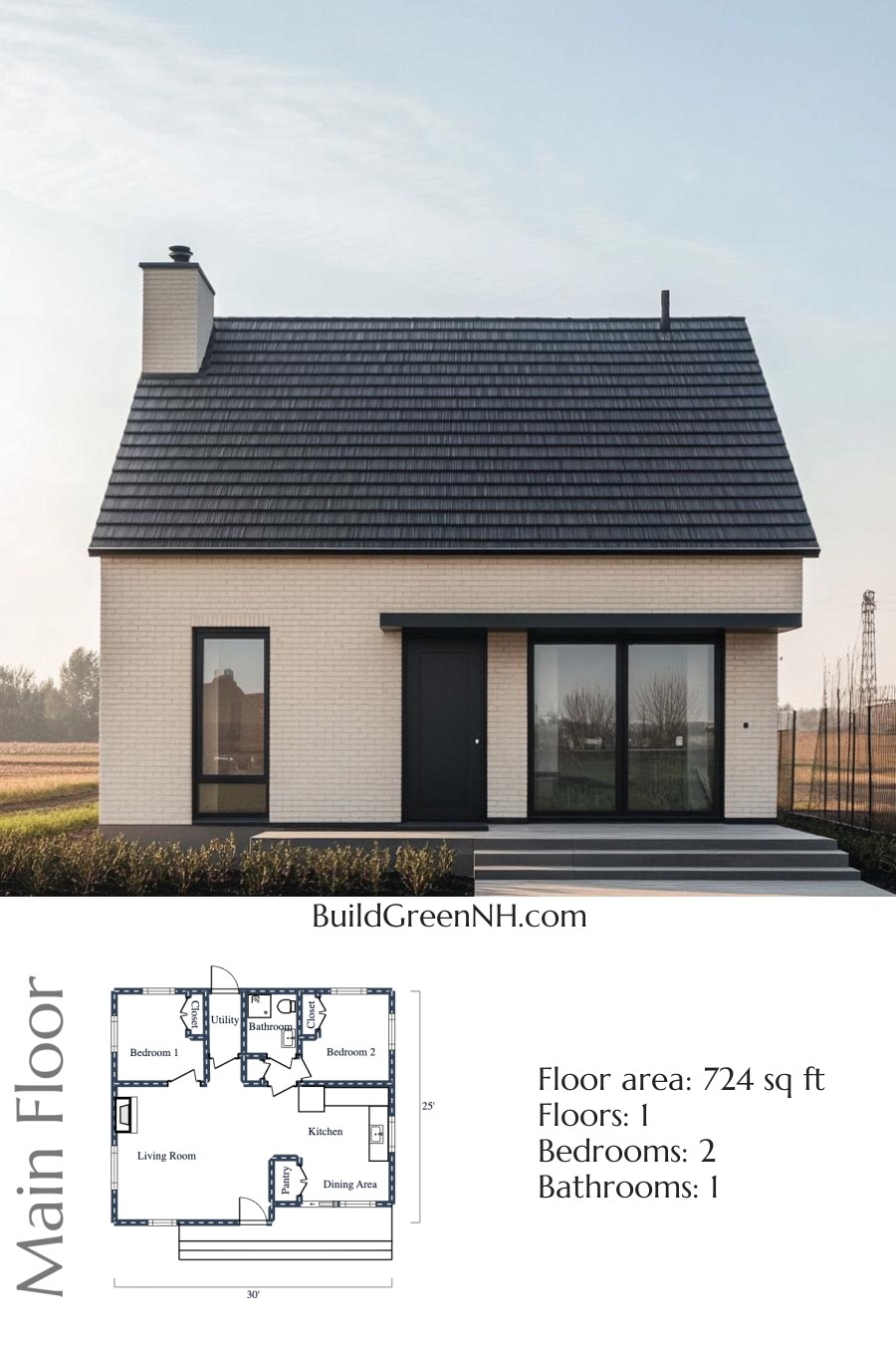 Minimalist Brick Haven Floor Plan