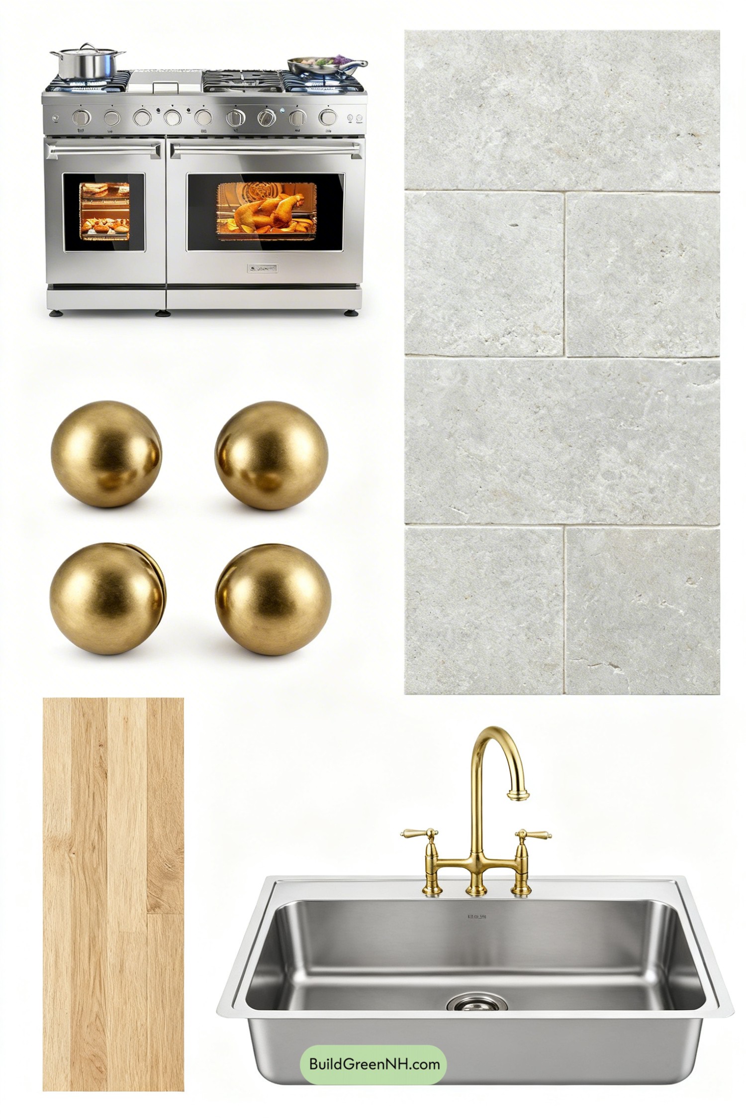 Moodboard for Limestone Arch Hood, Classic and Bold