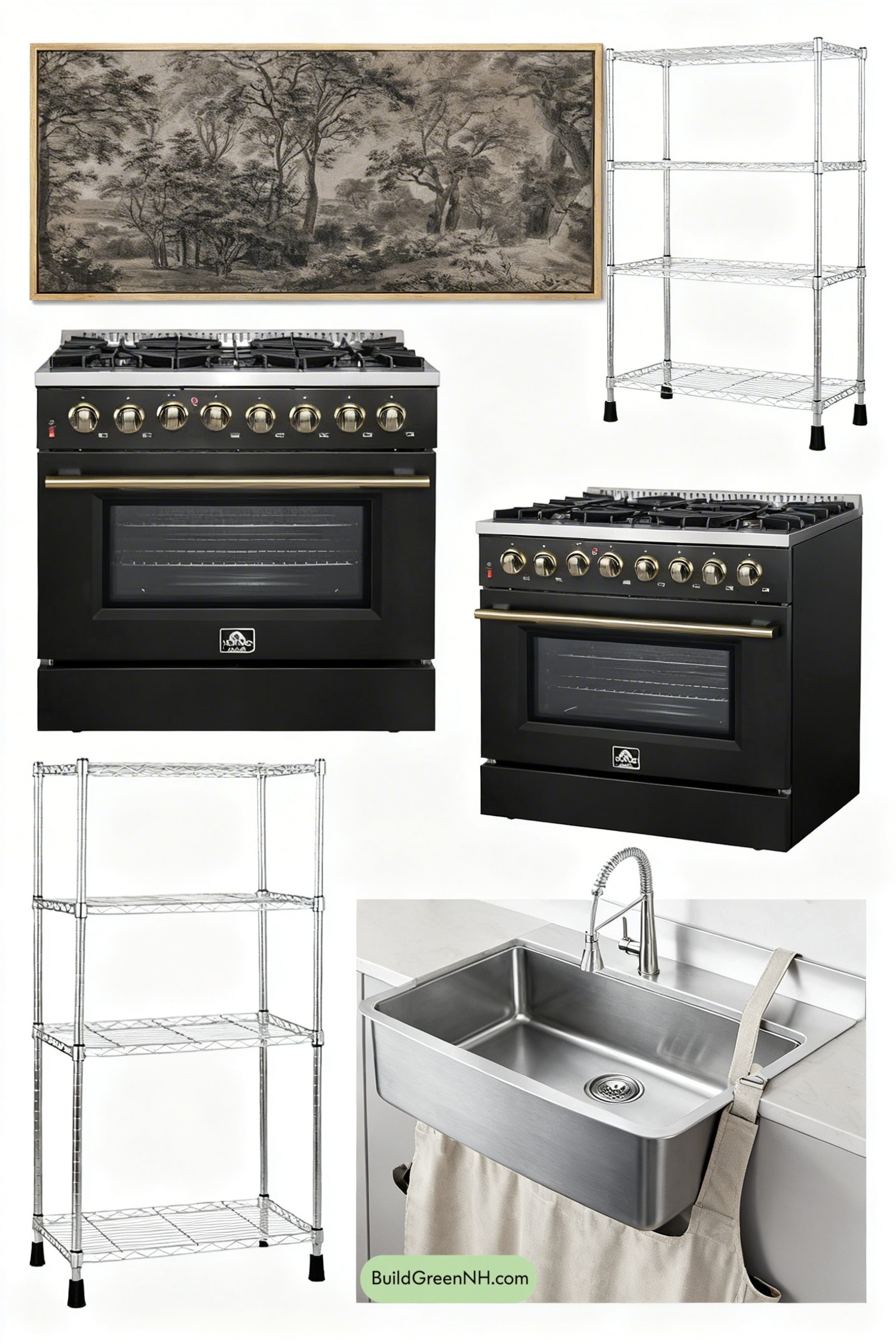 Moodboard for Sculpted Concrete Hood, Loft-Level Cool