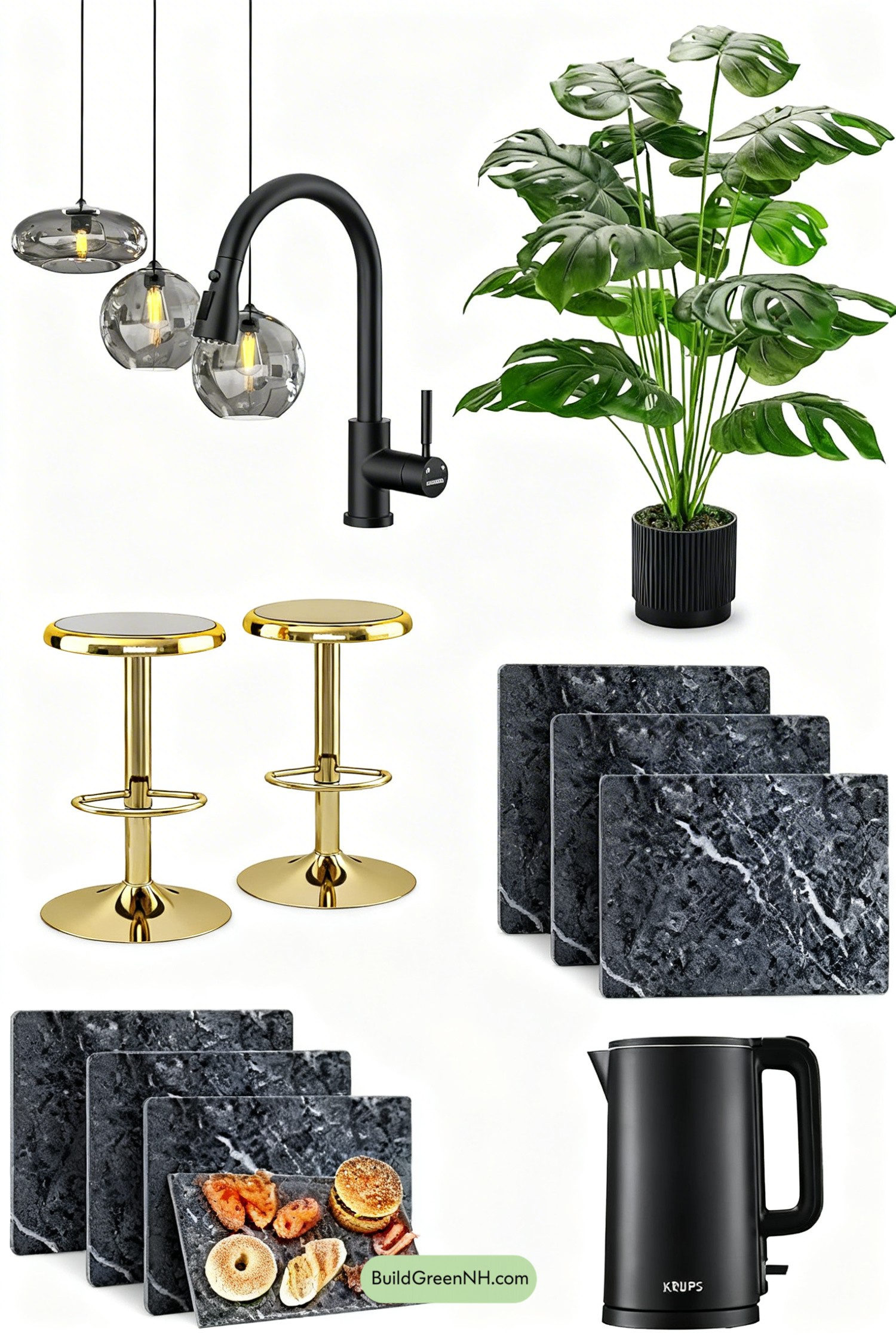 Moodboard for Art-Deco Runner in a Moody Kitchen