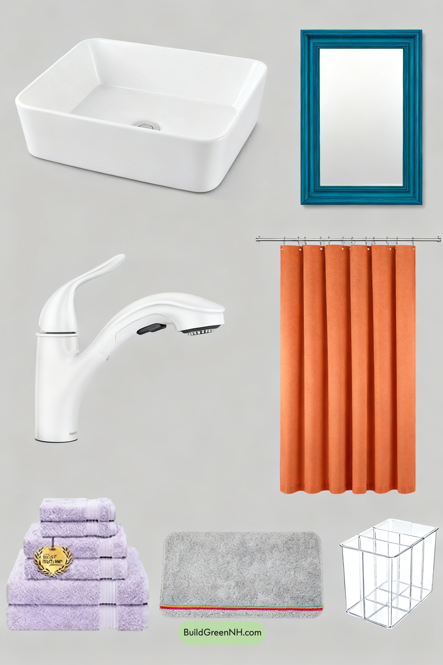 Moodboard for Scandi Calm, Punchy Color Pops