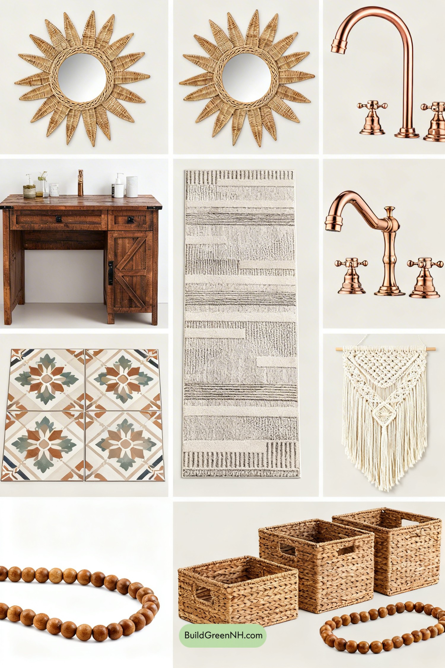 Moodboard for Southwestern Boho Vanity Moment