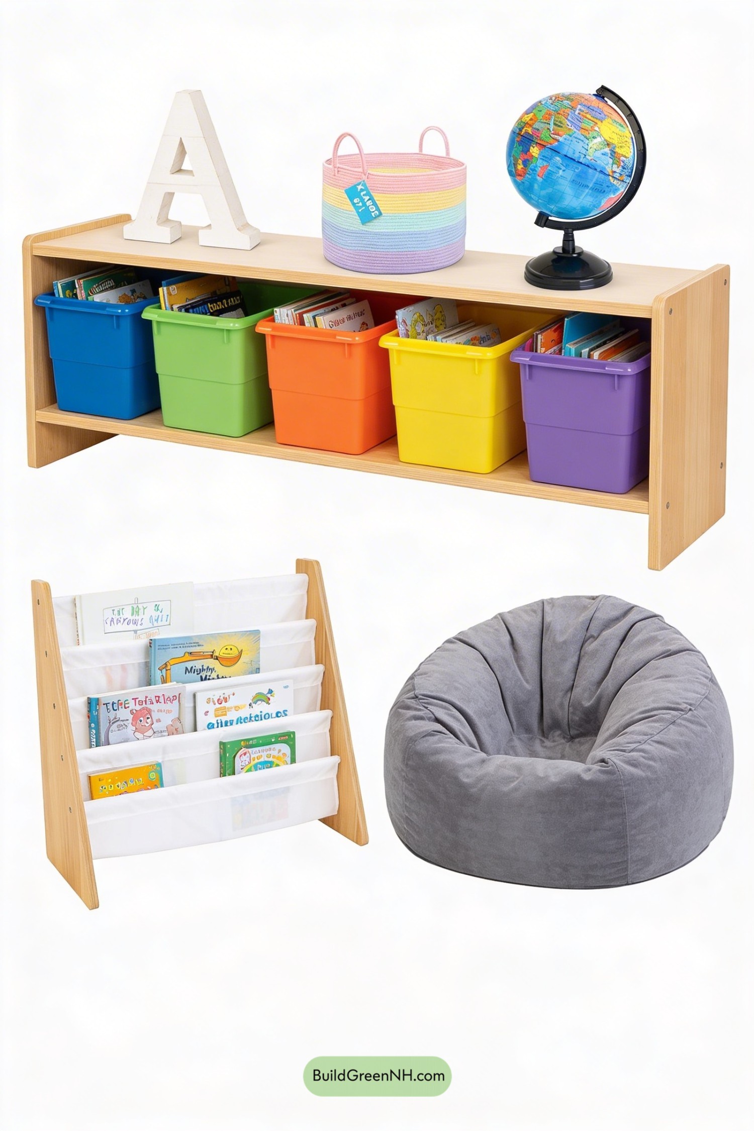 Moodboard for Front-Facing Stories, Rainbow-Ready Nook