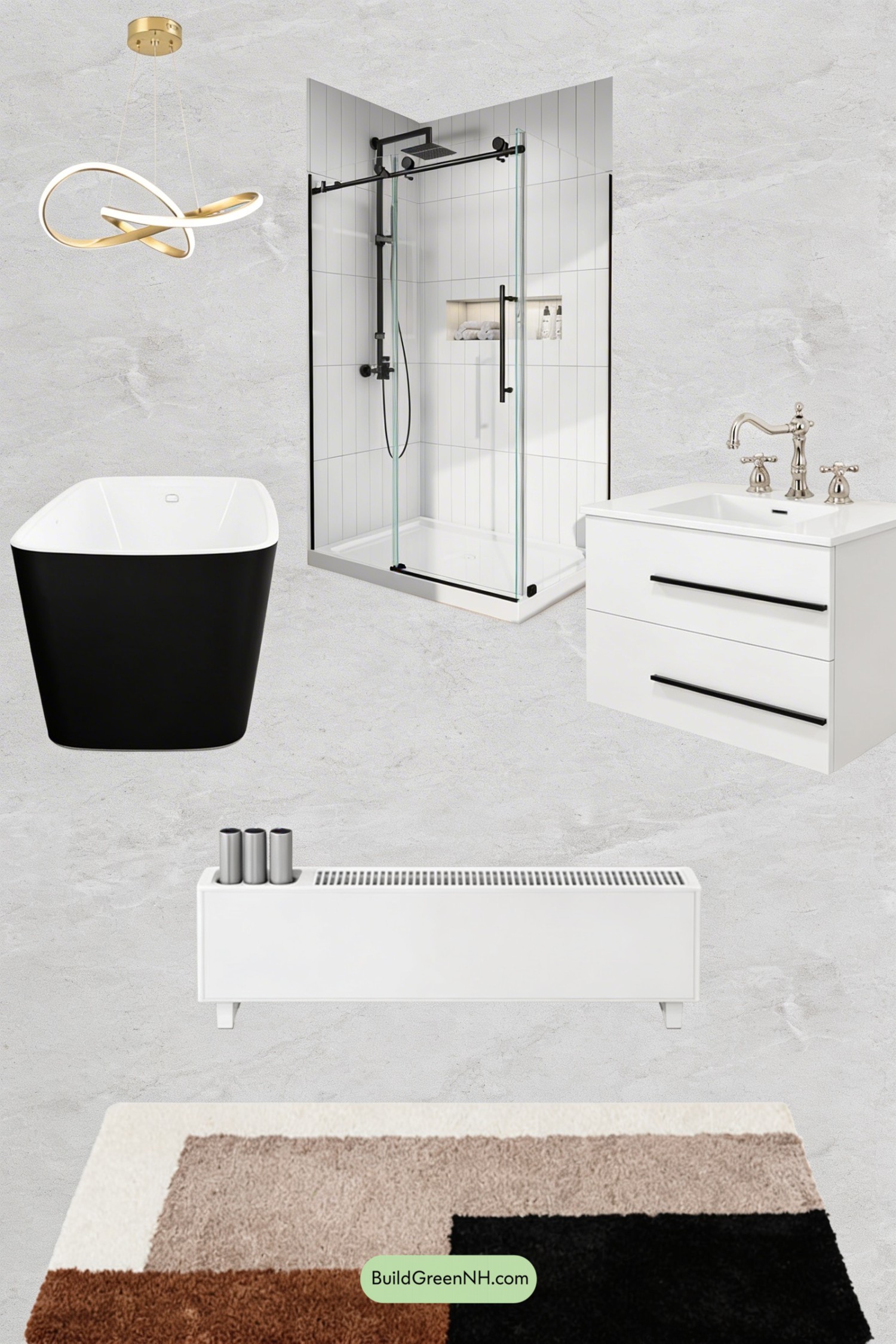 Moodboard for Terrazzo Penthouse Spa, With Confetti Walls