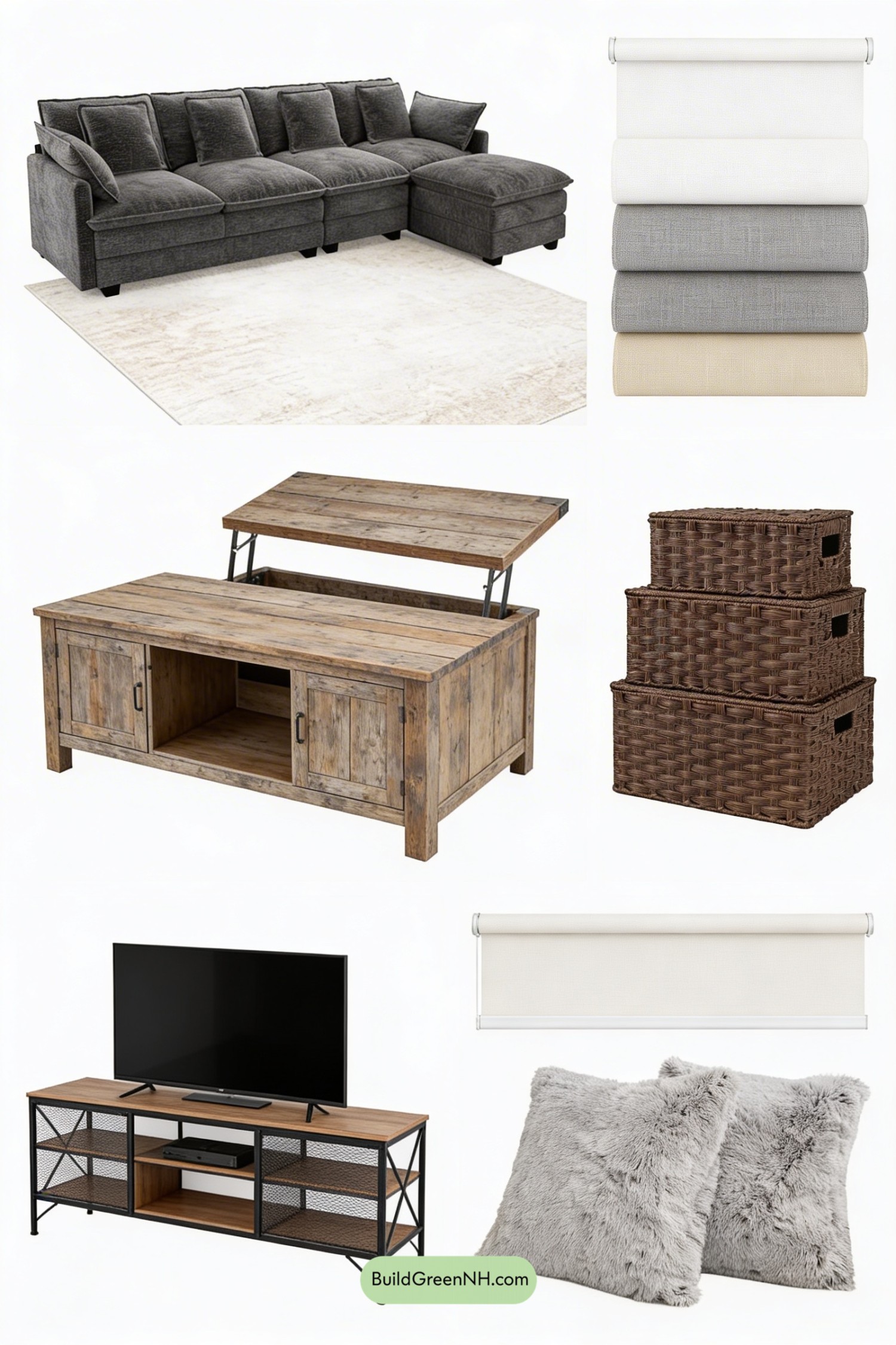 Moodboard for Vaulted Farmhouse Fan, Family-Proof Comfort