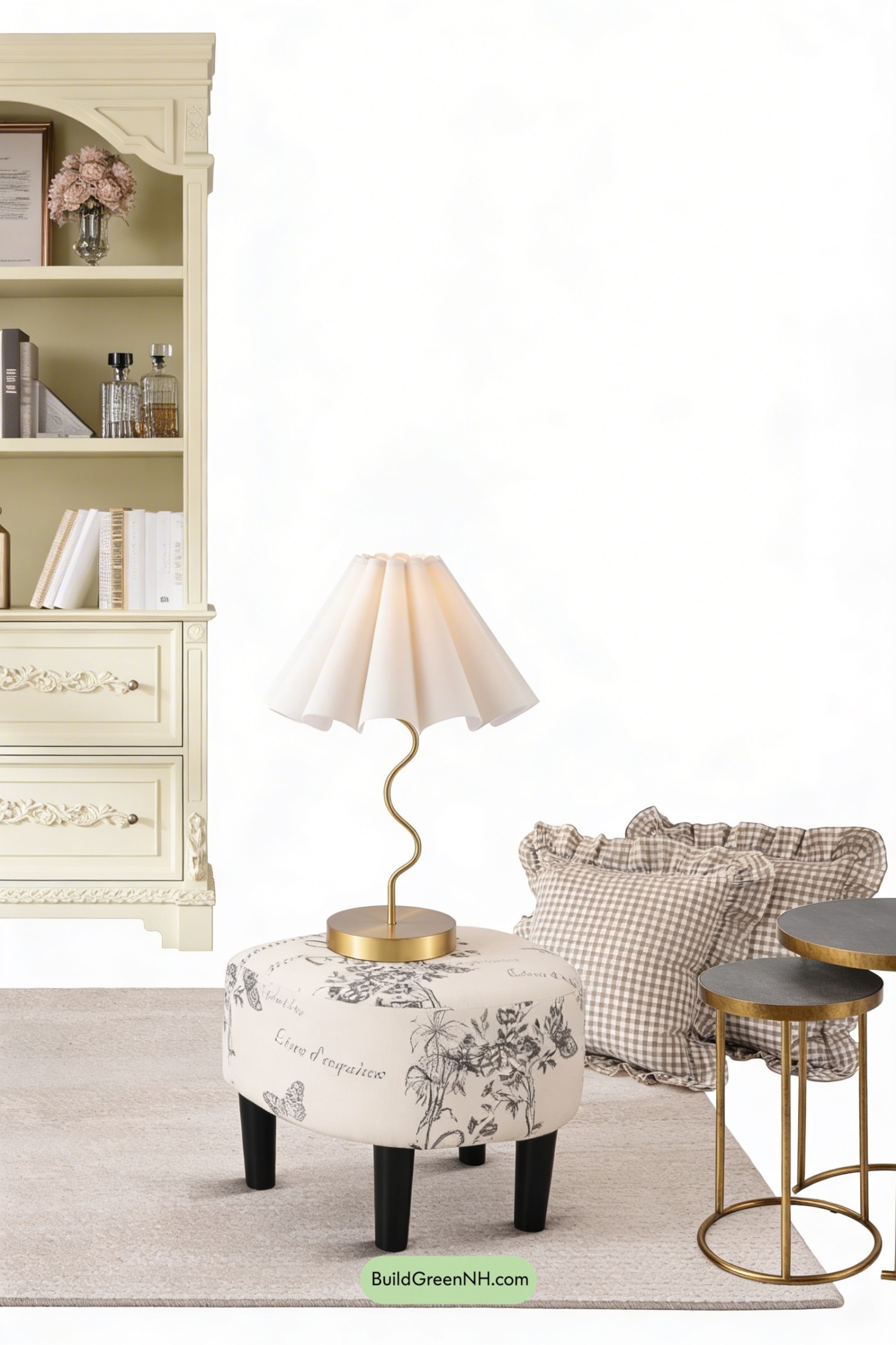 Moodboard for Greek Villa Cottage Reading Corner