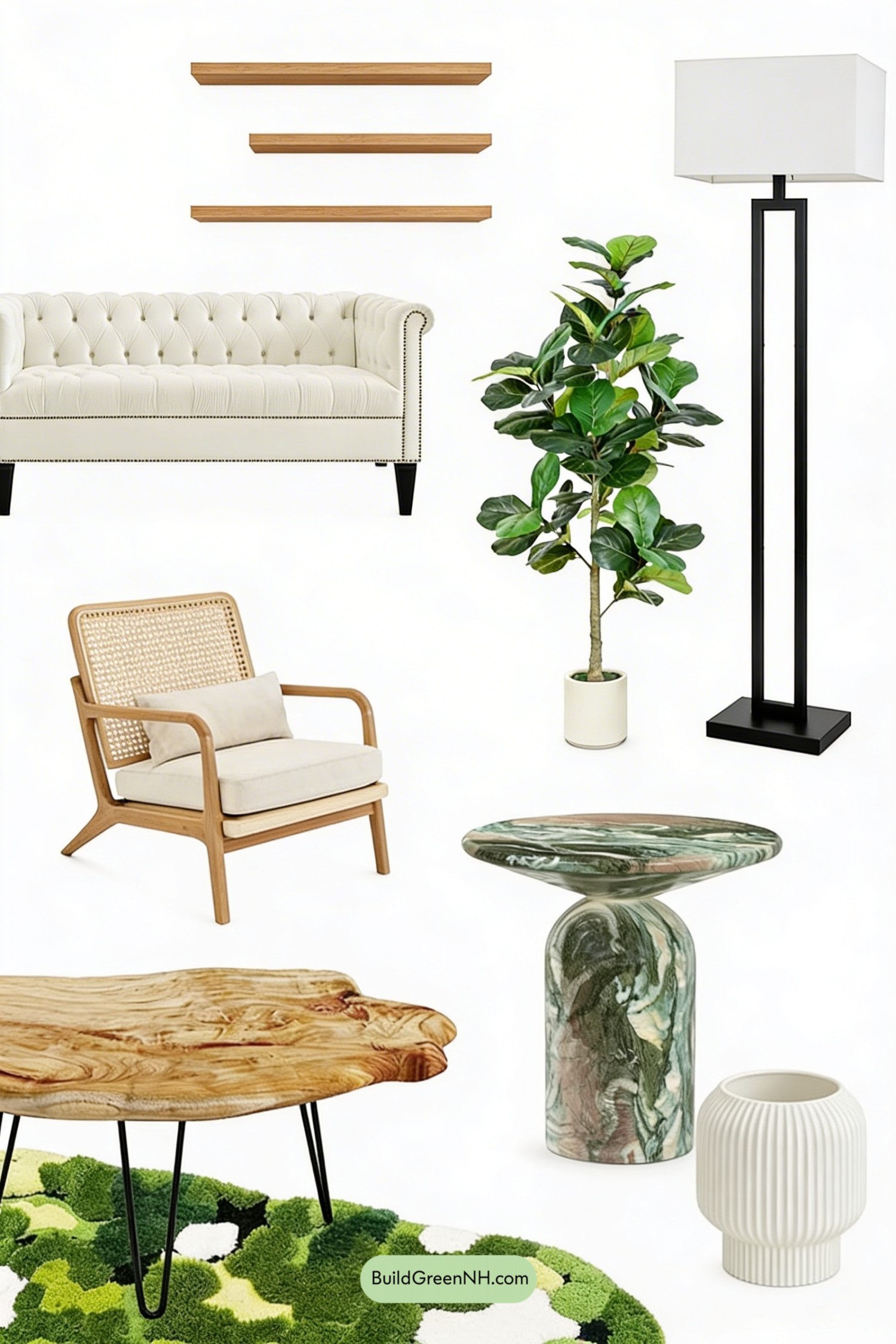 Moodboard for Greek Villa Meets Indoor-Outdoor Calm