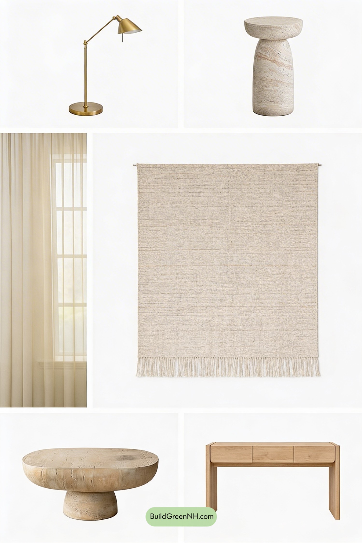 Moodboard for Greek Villa in Quiet Luxury